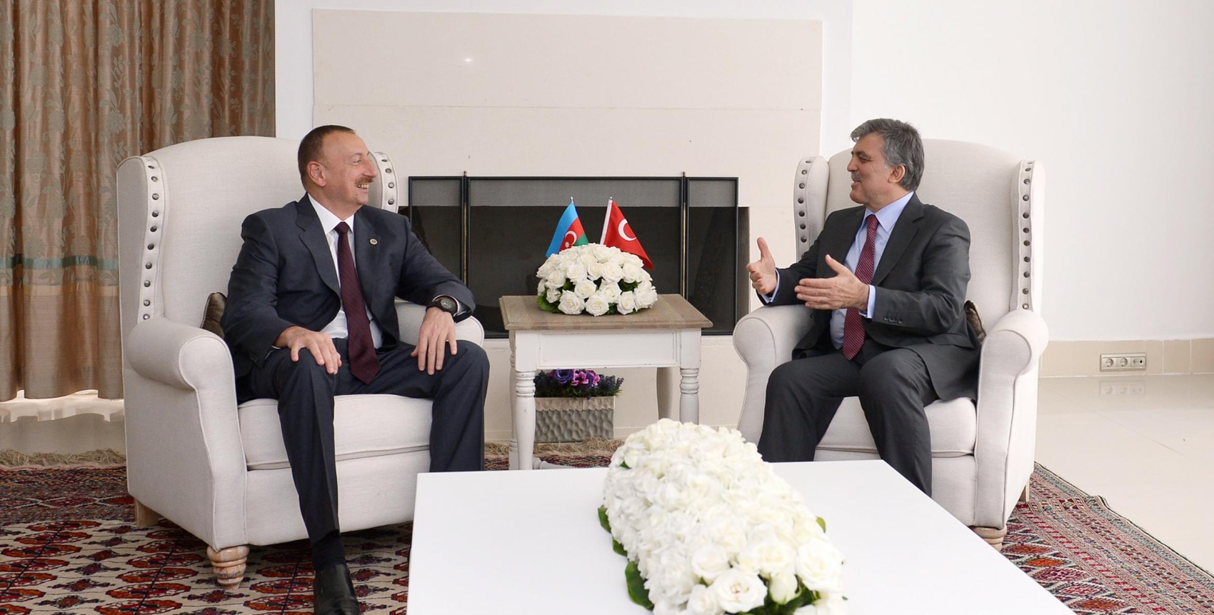 Ильхам Алиев встретился с Президентом Турции Абдуллахом Гюлем