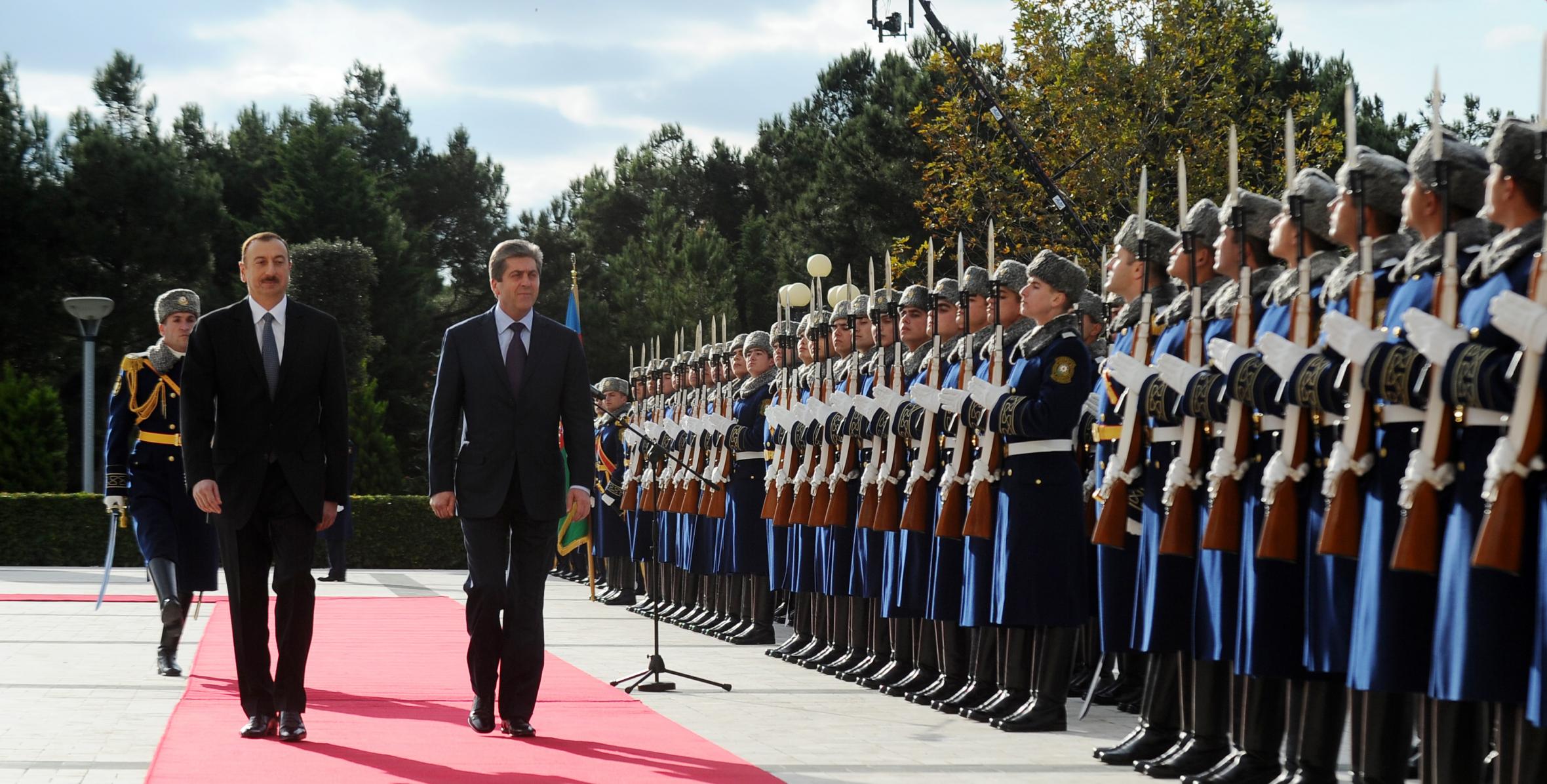 Official welcoming ceremony of President of the Republic of Bulgaria Georgi Parvanov was held