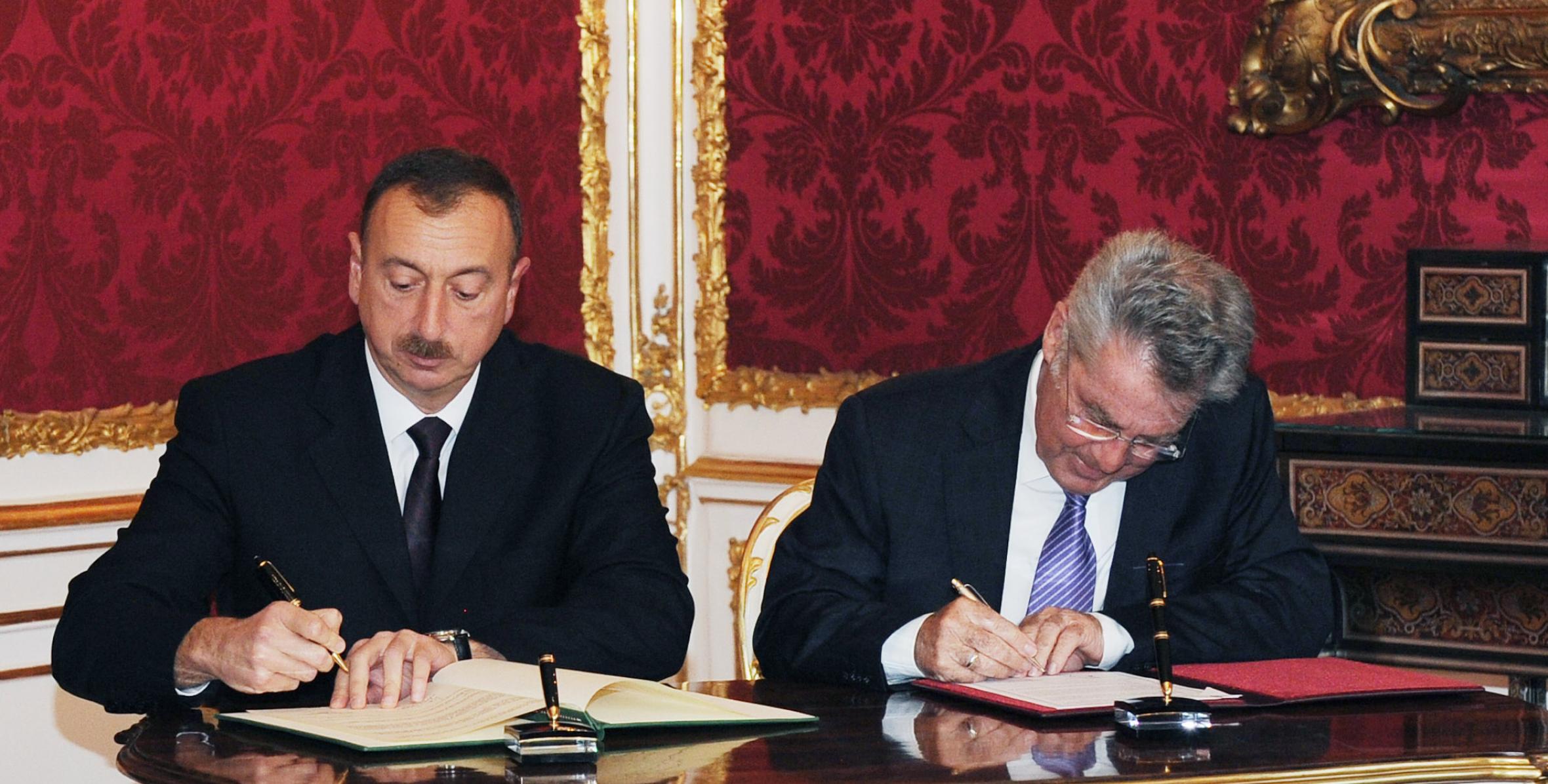 В Вене подписана «Совместная декларация о дружественных отношениях и партнерстве между Азербайджанской Республикой и Австрийской Республикой»
