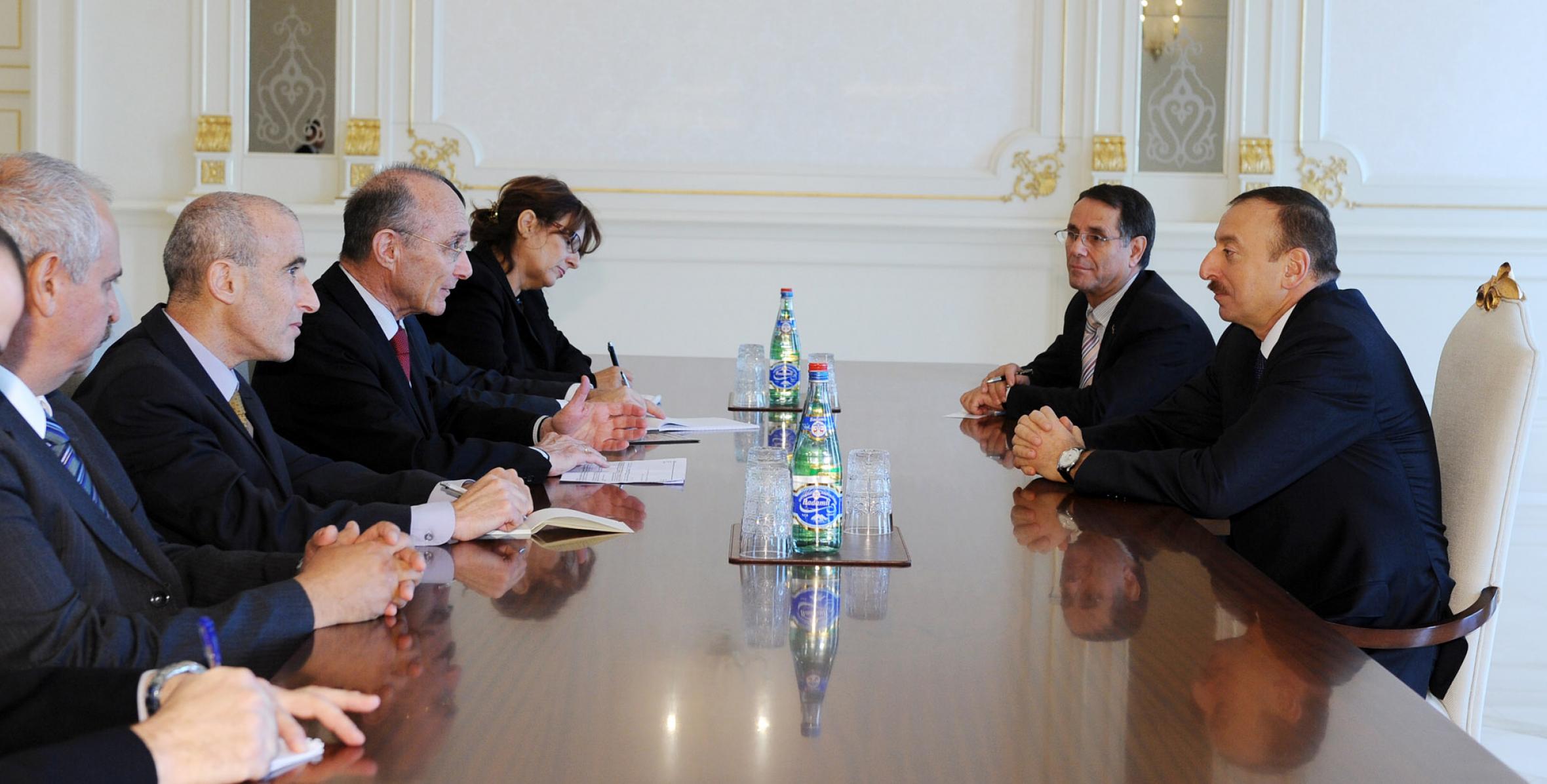 Ilham Aliyev received the Minister of National Infrastructure of Israel