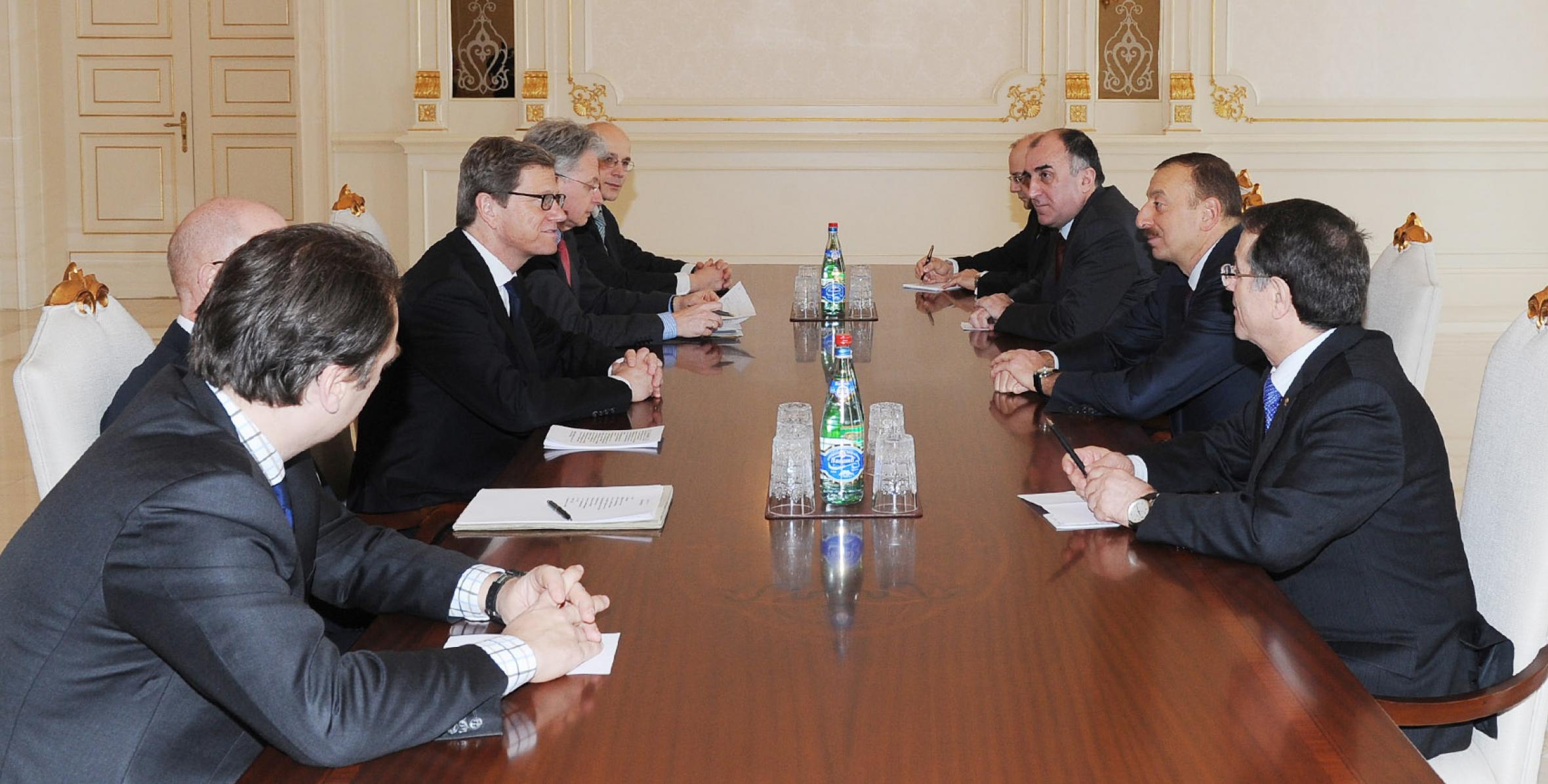 Ilham Aliyev received German Foreign Minister