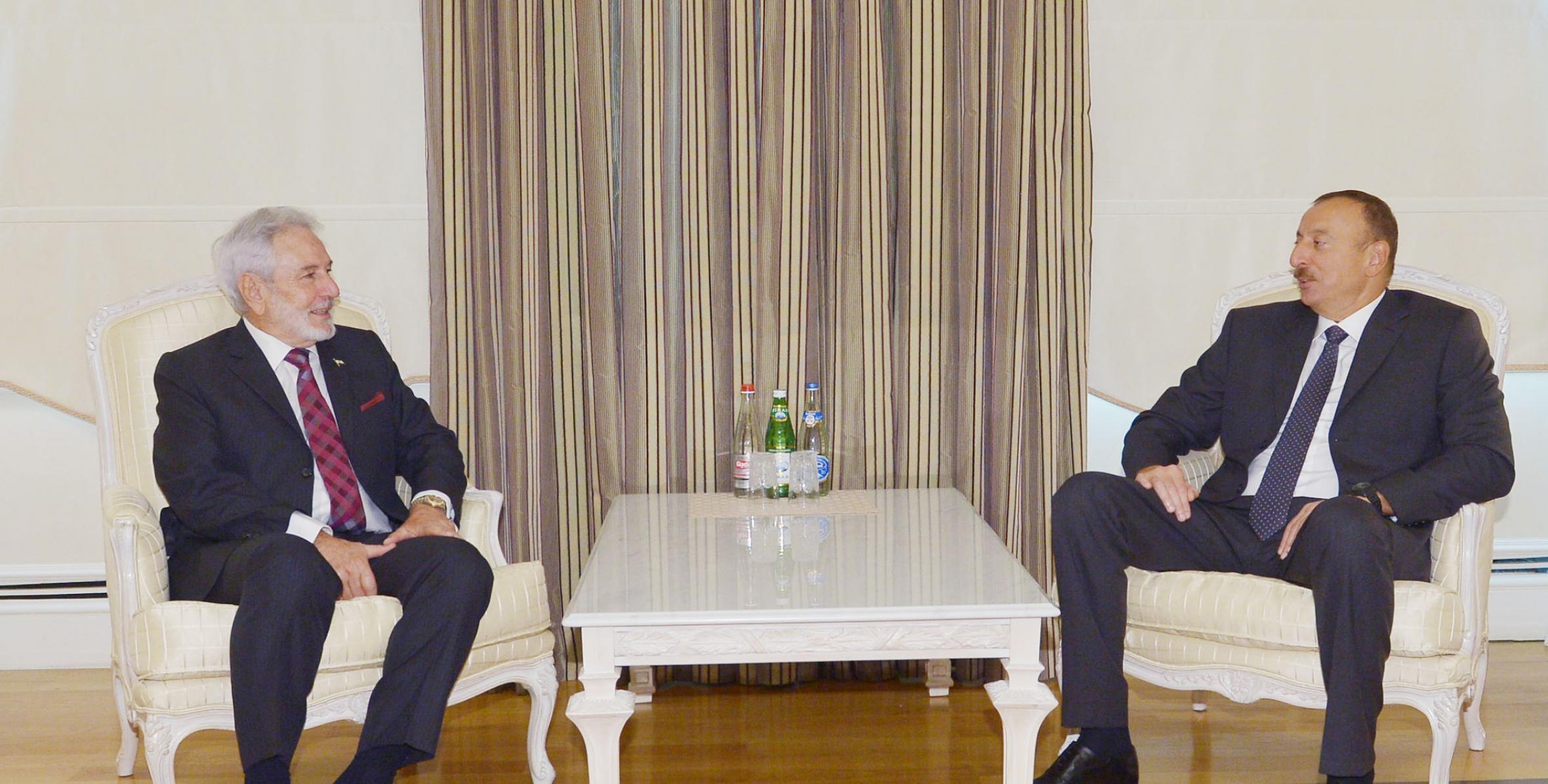 Ilham Aliyev received the Foreign Minister of Nicaragua