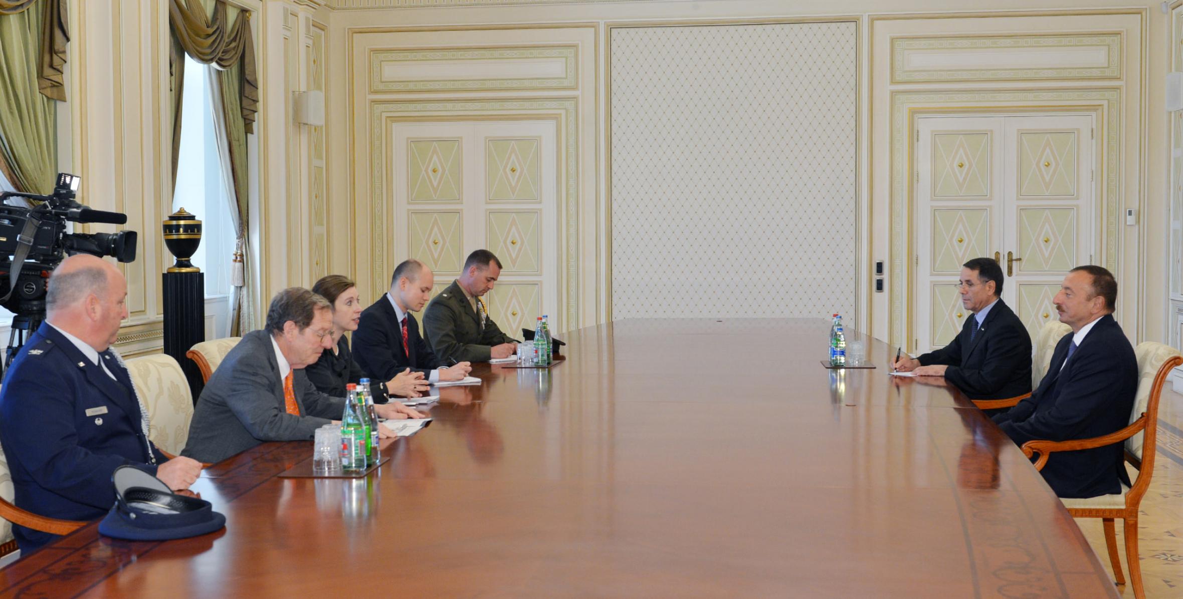 Ilham Aliyev received a delegation led by the US Deputy Assistant Secretary of Defense for Russia, Ukraine and Eurasia