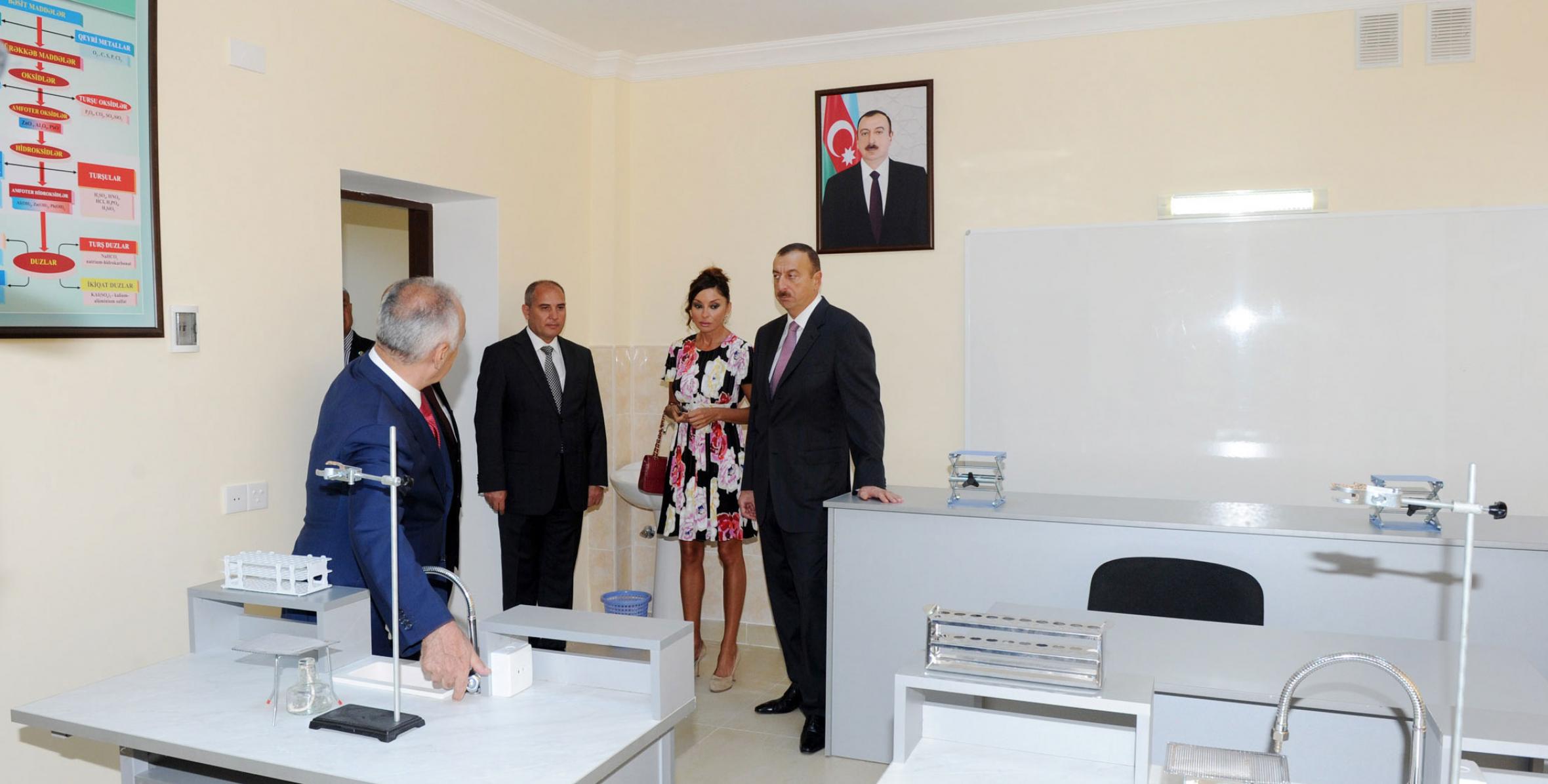 Ilham Aliyev reviewed Lyceum No 70 in the Nizami district of Baku after major overhaul