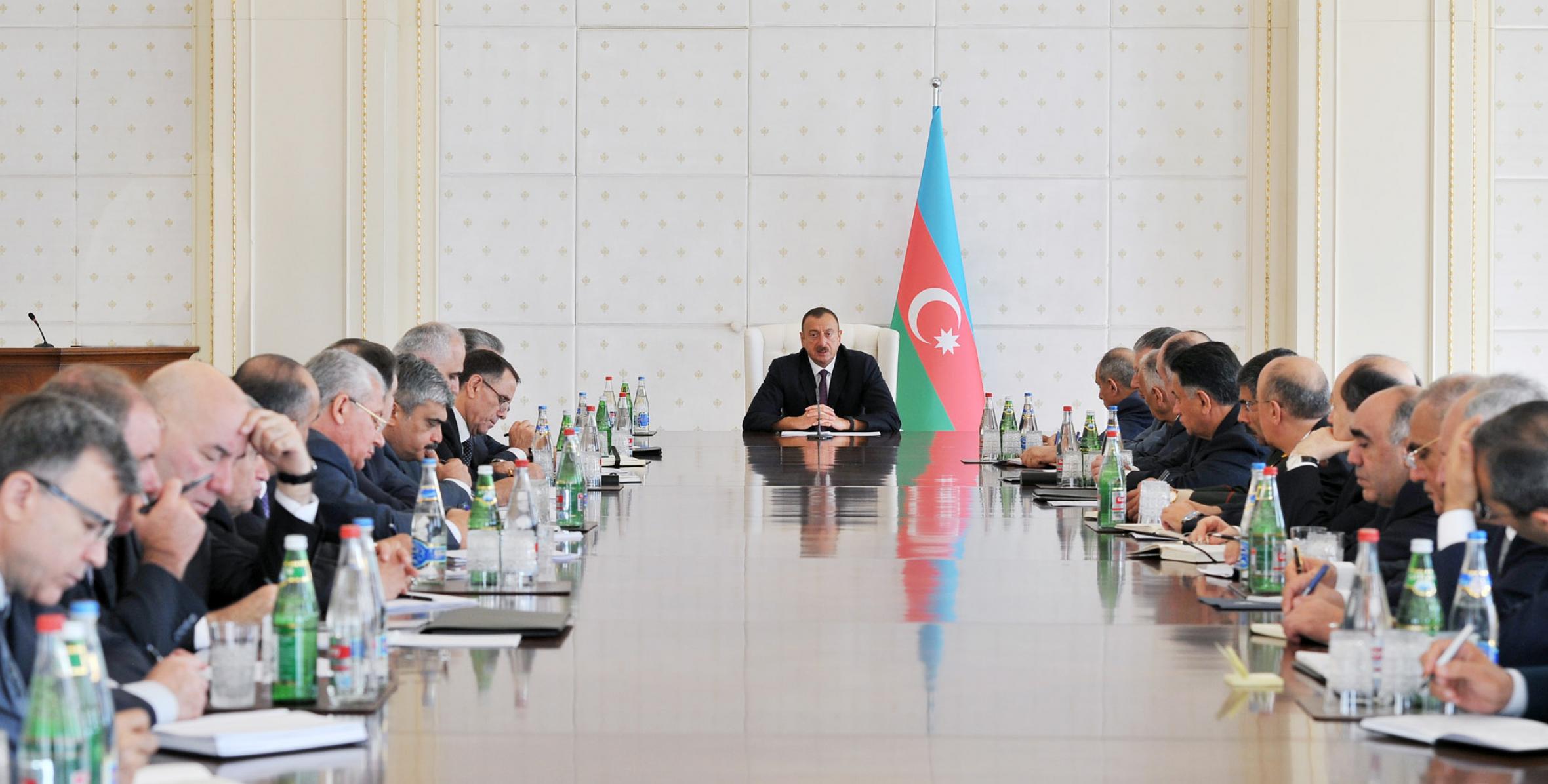 Заключительная речь Ильхама Алиева на заседании Кабинета Министров, посвященном итогам социально-экономического развития в первой половине 2014 года и предстоящим задачам