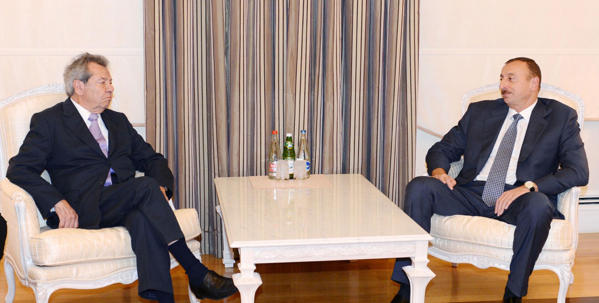 Ilham Aliyev received the chairman of the International Affairs Committee of the House of Deputies of the National Congress of Mexico