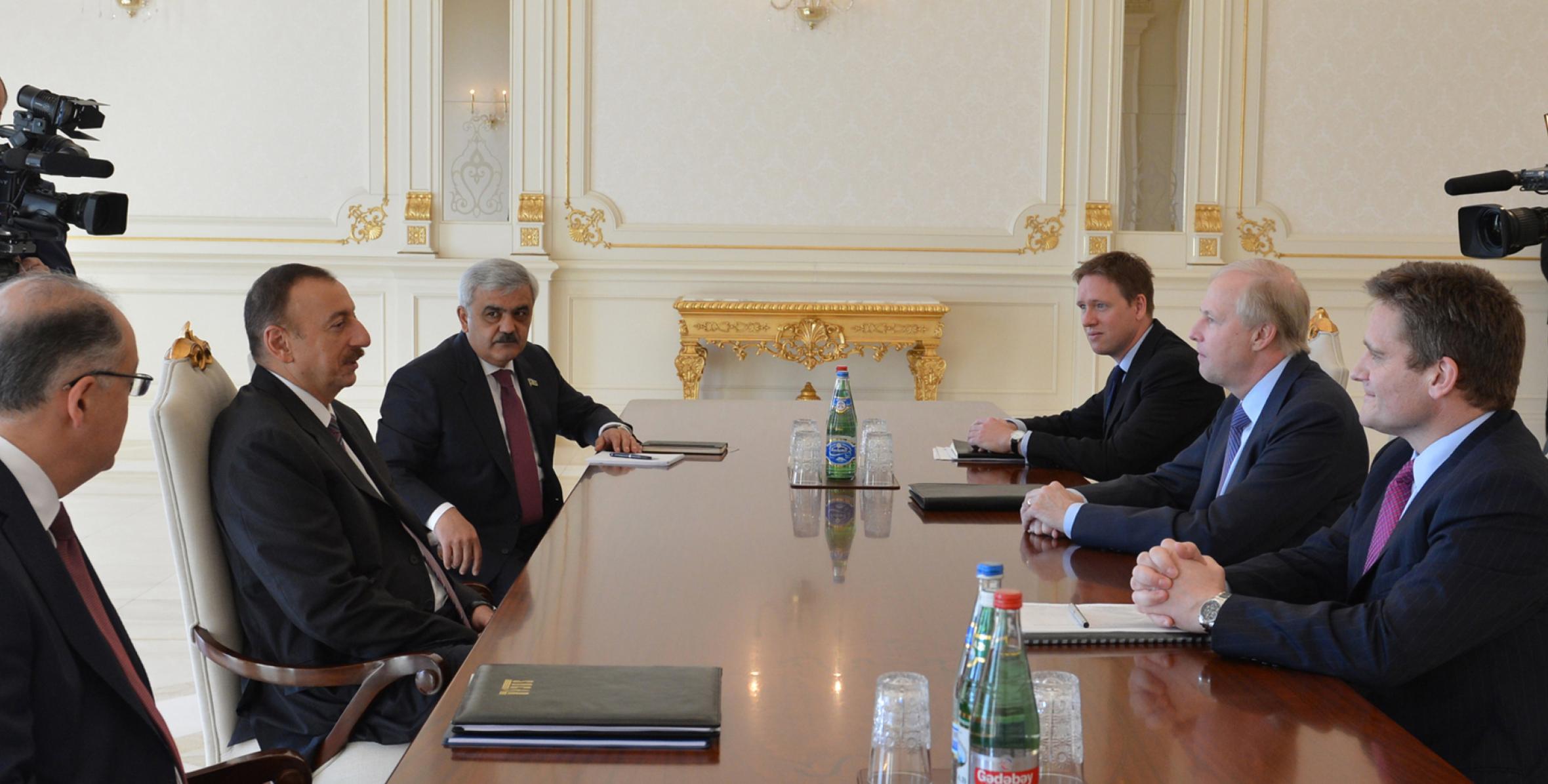 Ilham Aliyev received the president of bp