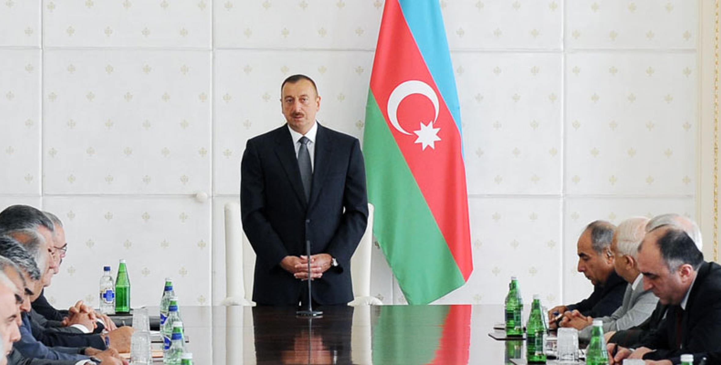 Ilham Aliyev chaired a meeting of the Cabinet of Ministers