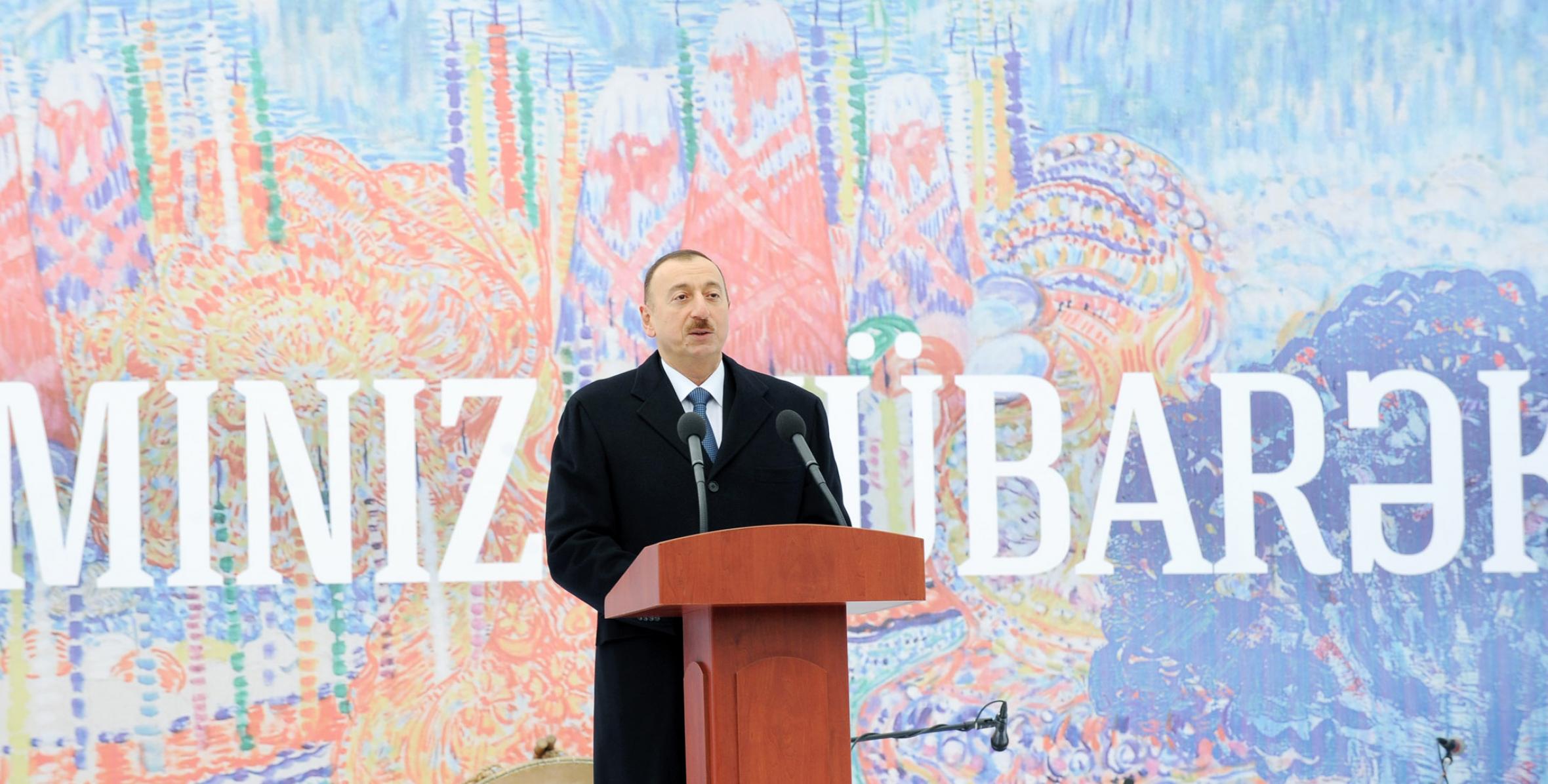 Speech by Ilham Aliyev at the nationwide festivities on the occasion of Novruz holiday