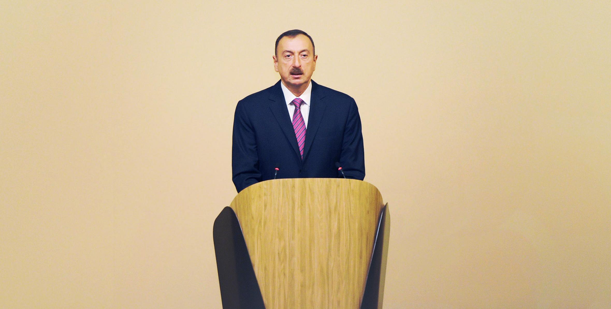 Речь Ильхама Алиева на открытии в Баку II Всемирного форума по межкультурному диалогу