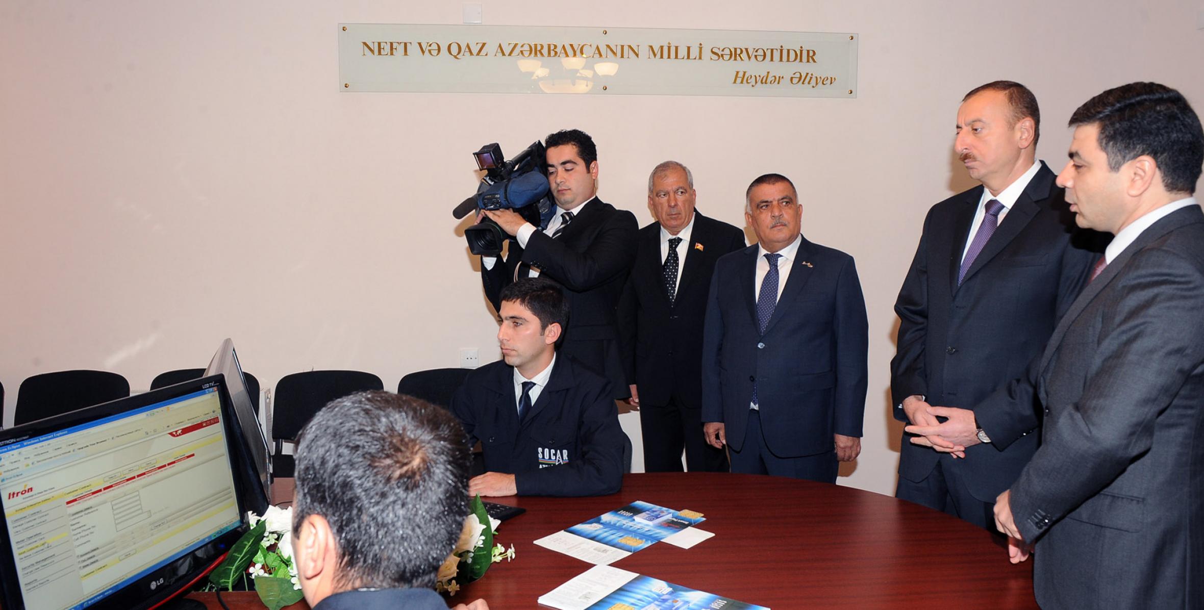 Ильхам Алиев принял участие в открытии Агсуинского регионального газо-эксплуатационного участка