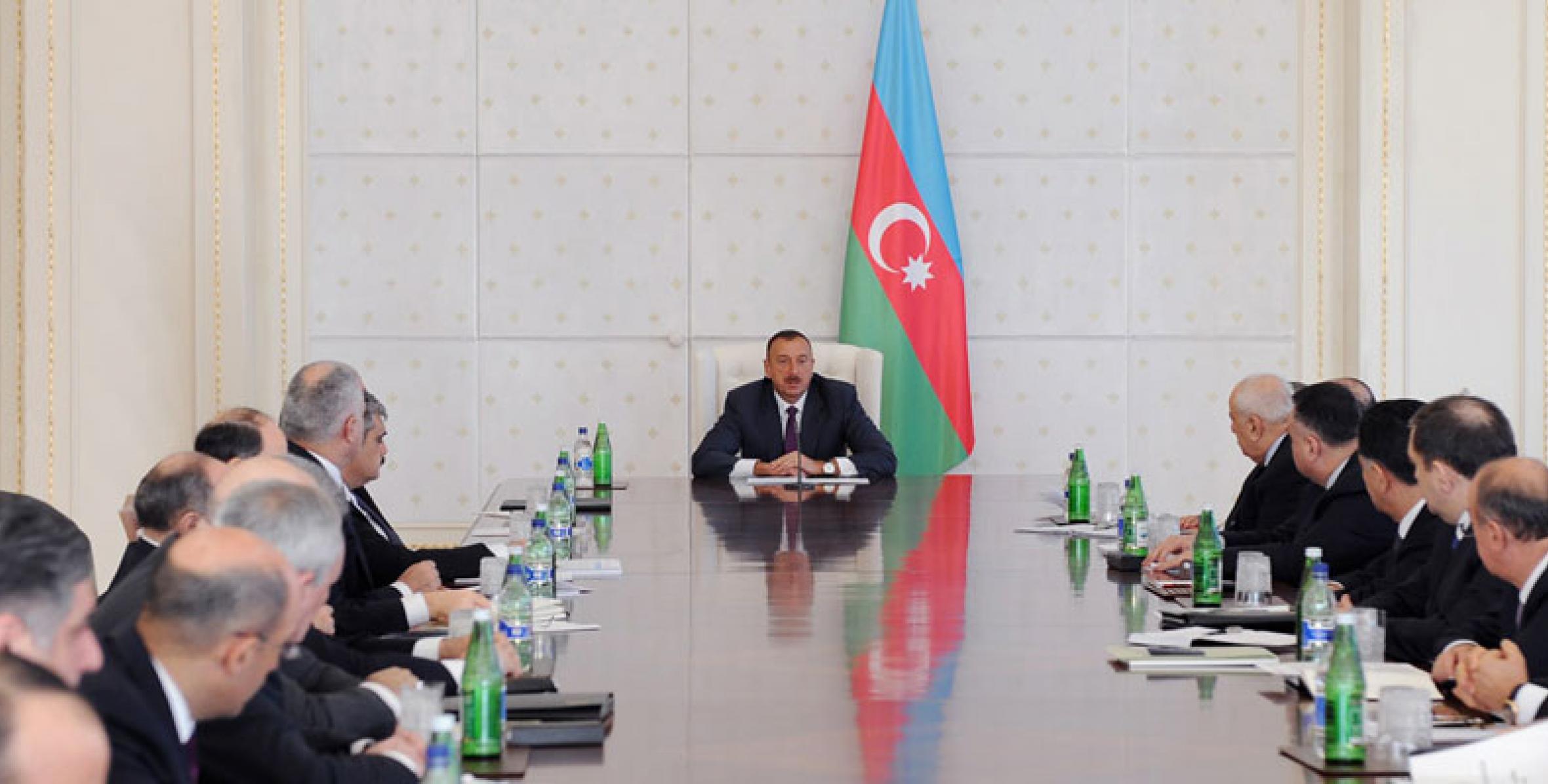 Closing remarks by Ilham Aliyev at a meeting of the Cabinet of Ministers on the results of socioeconomic development of 2010