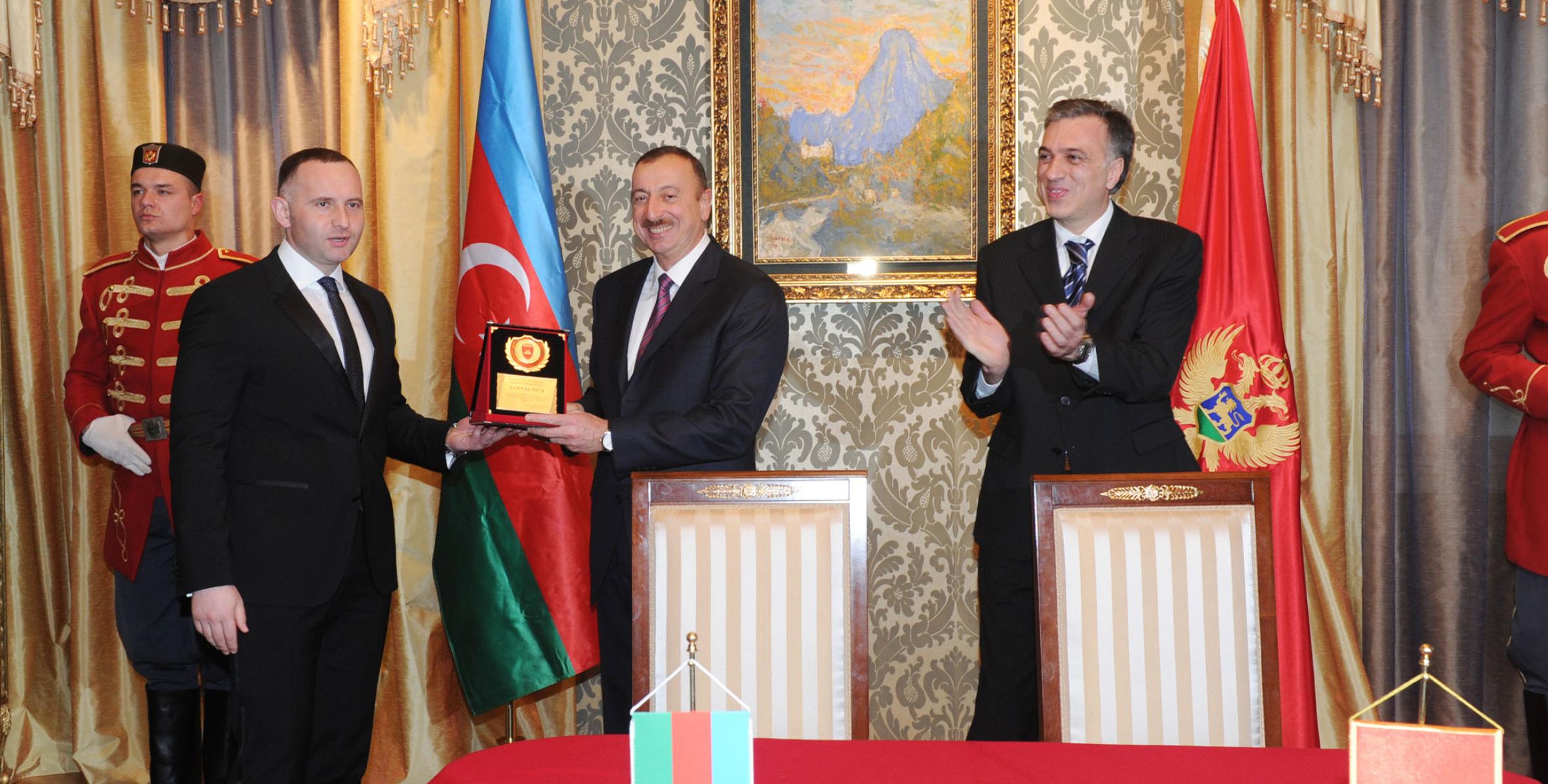 Official visit of Ilham Aliyev to Montenegro