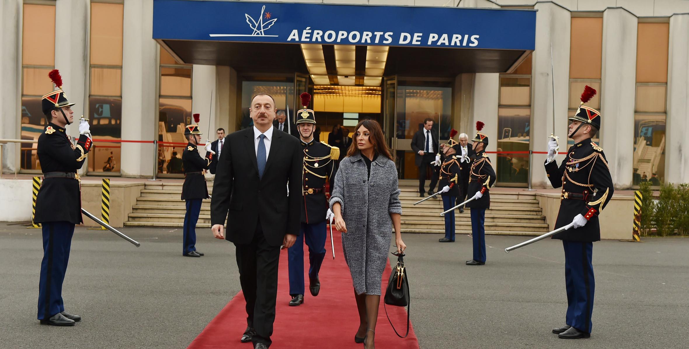 Ilham Aliyev’s working visit to France ended