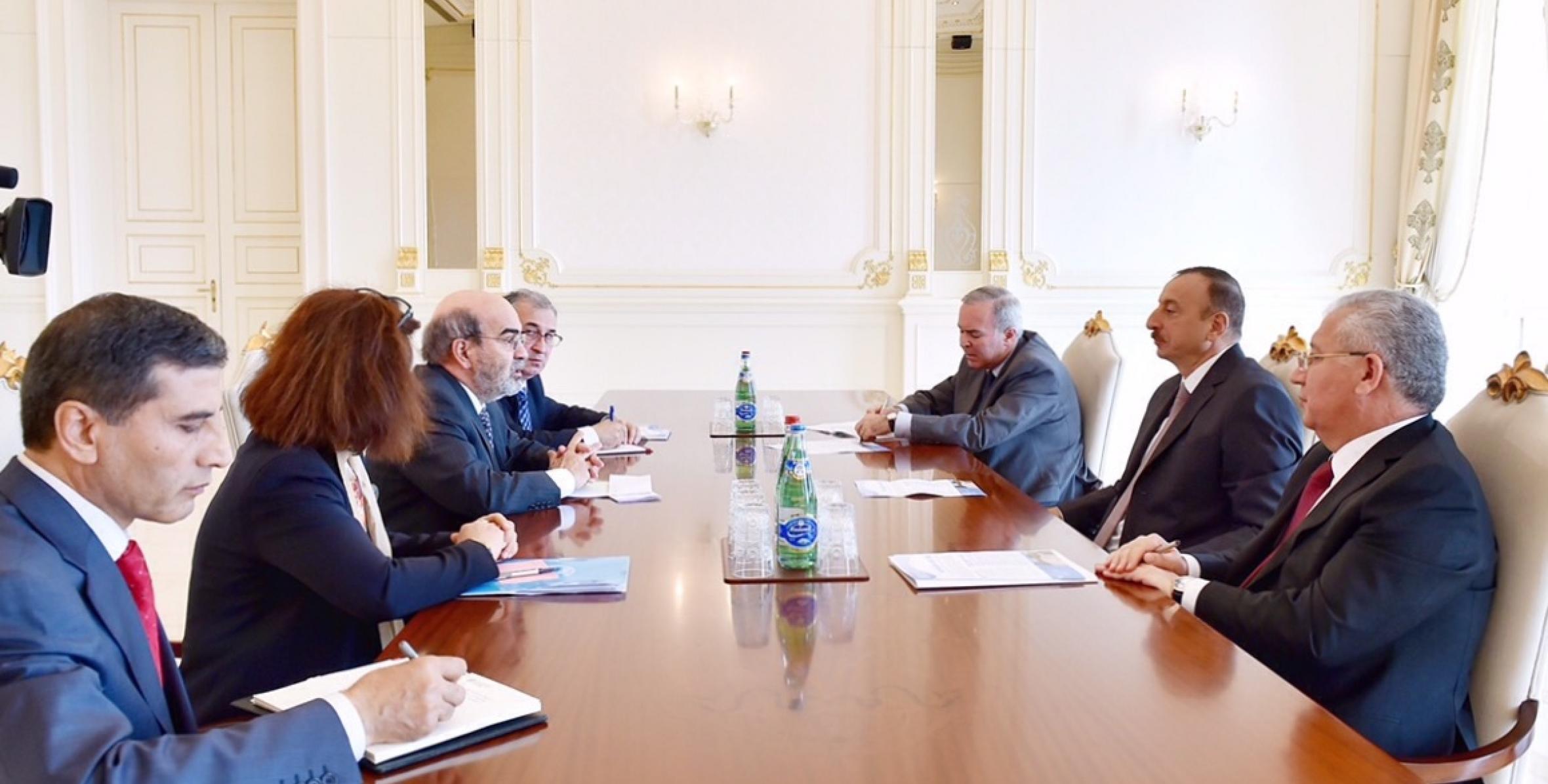 Ильхам Алиев принял делегацию во главе с Генеральным директором Продовольственной и сельскохозяйственной организации ООН