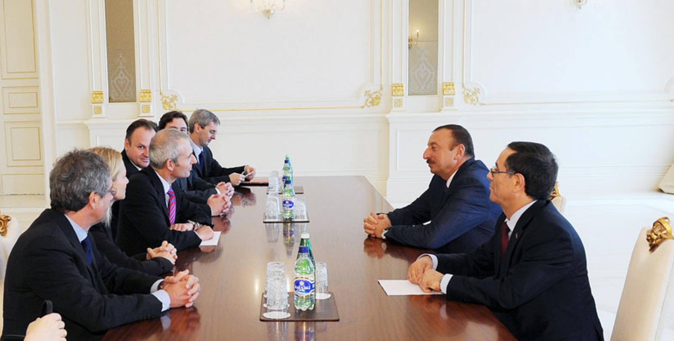 Ilham Aliyev received British State Minister for European Affairs David Lidington