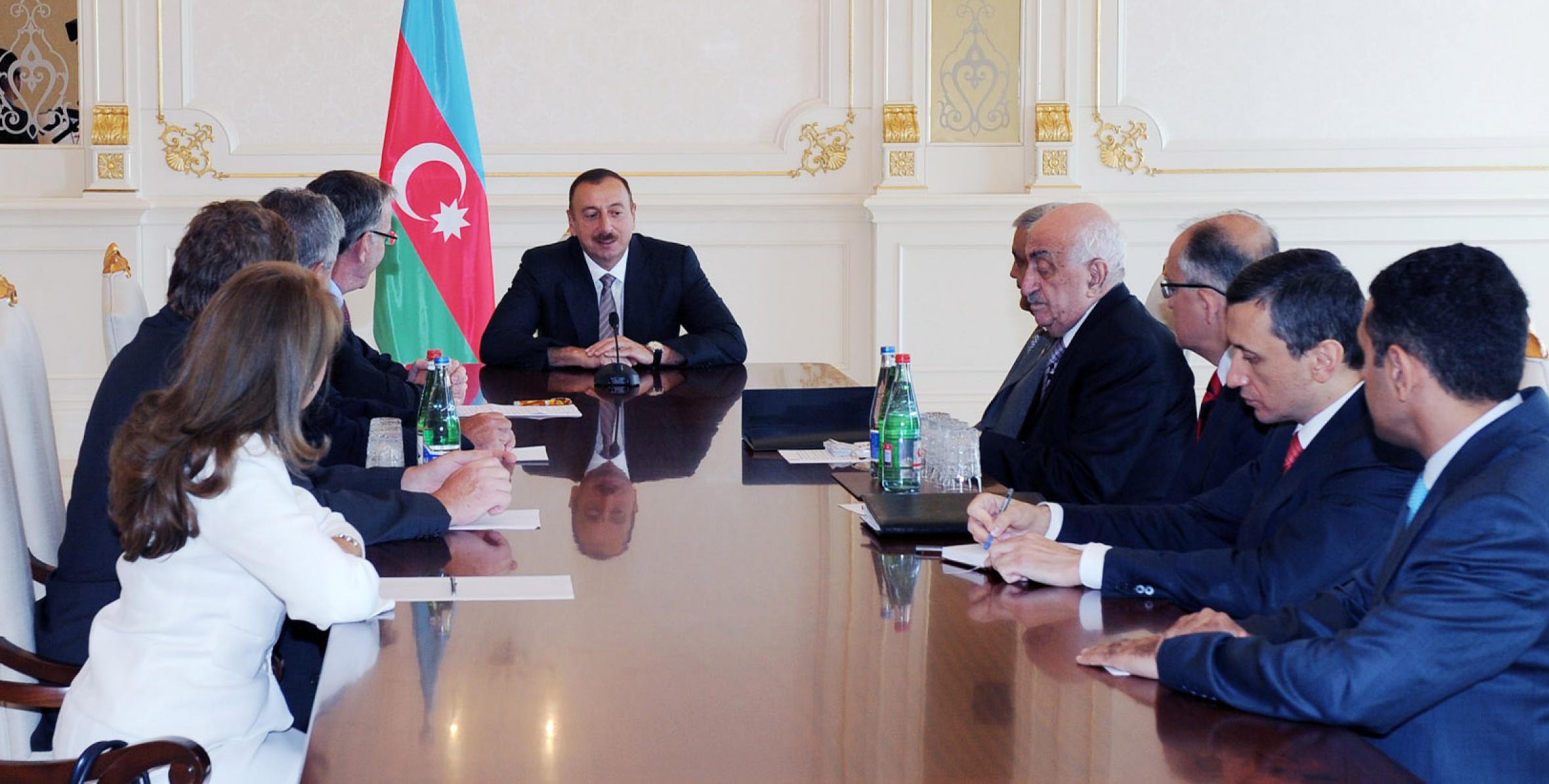 Ilham Aliyev received a delegation led by the Vice-President of Total, Michael Borrell