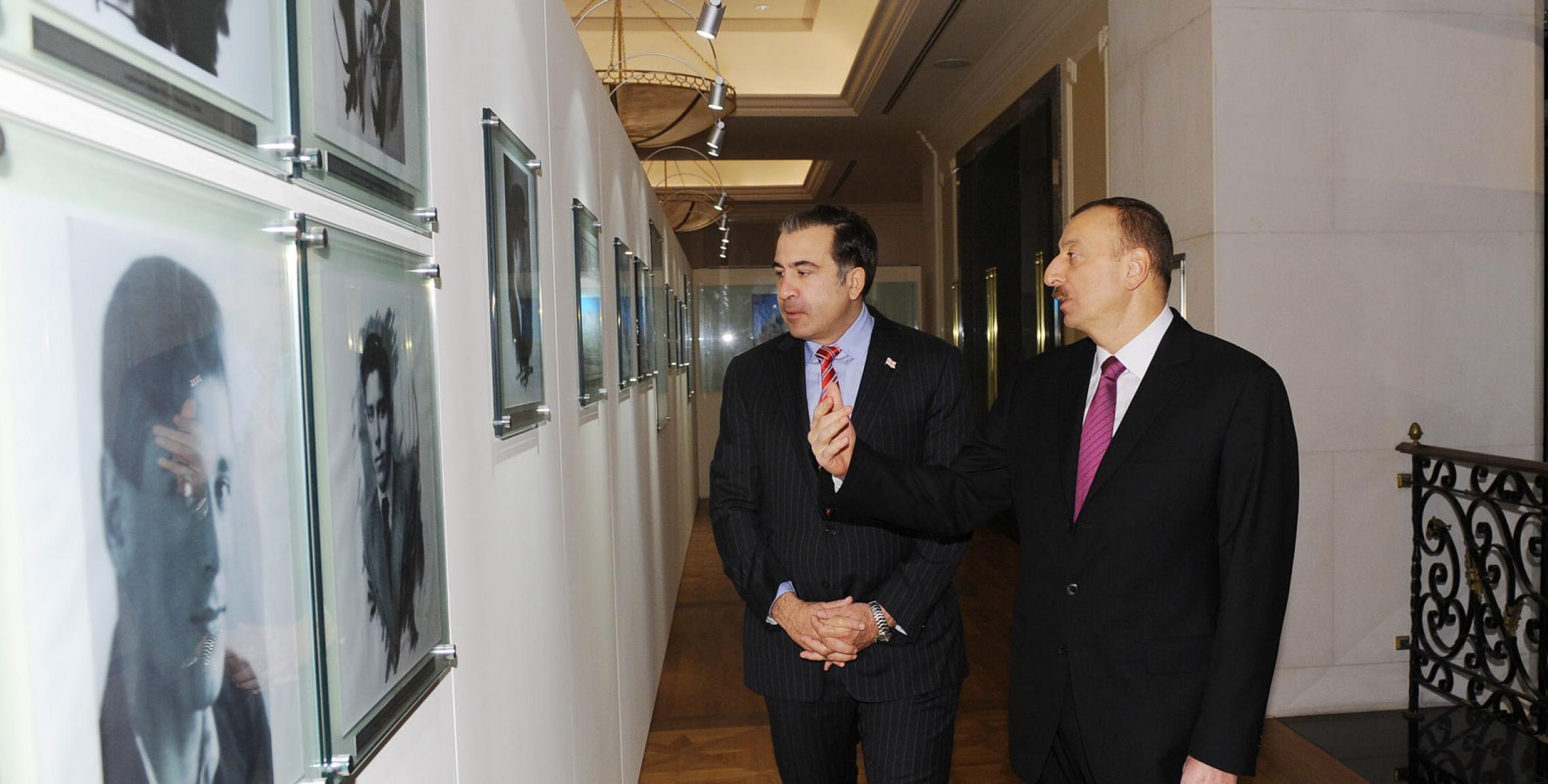 President of Georgia Mikheil Saakashvili visited the Heydar Aliyev Foundation