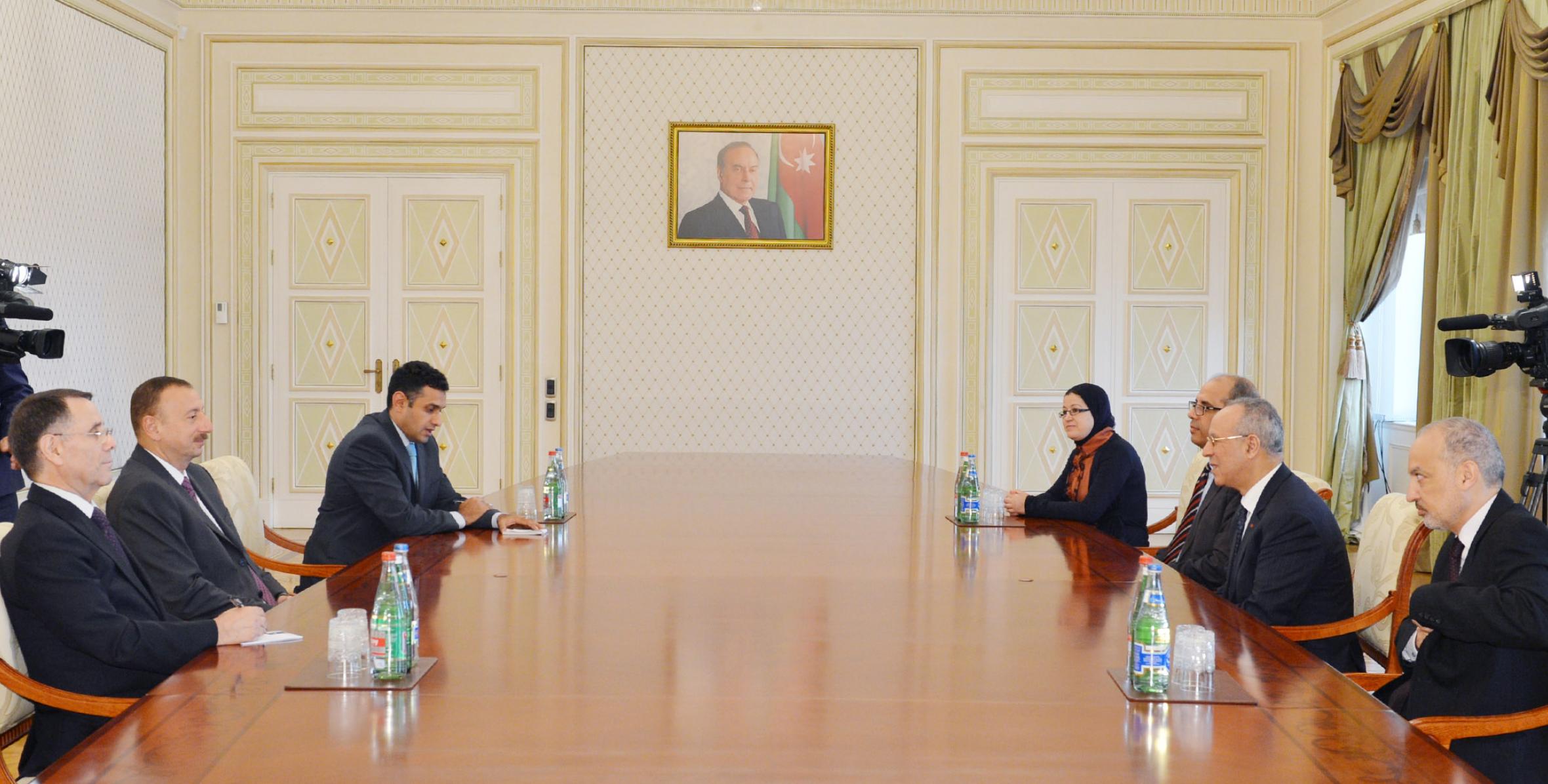 Ilham Aliyev received the Minister of Awqaf and Islamic Affairs of Morocco, Ahmed Toufiq