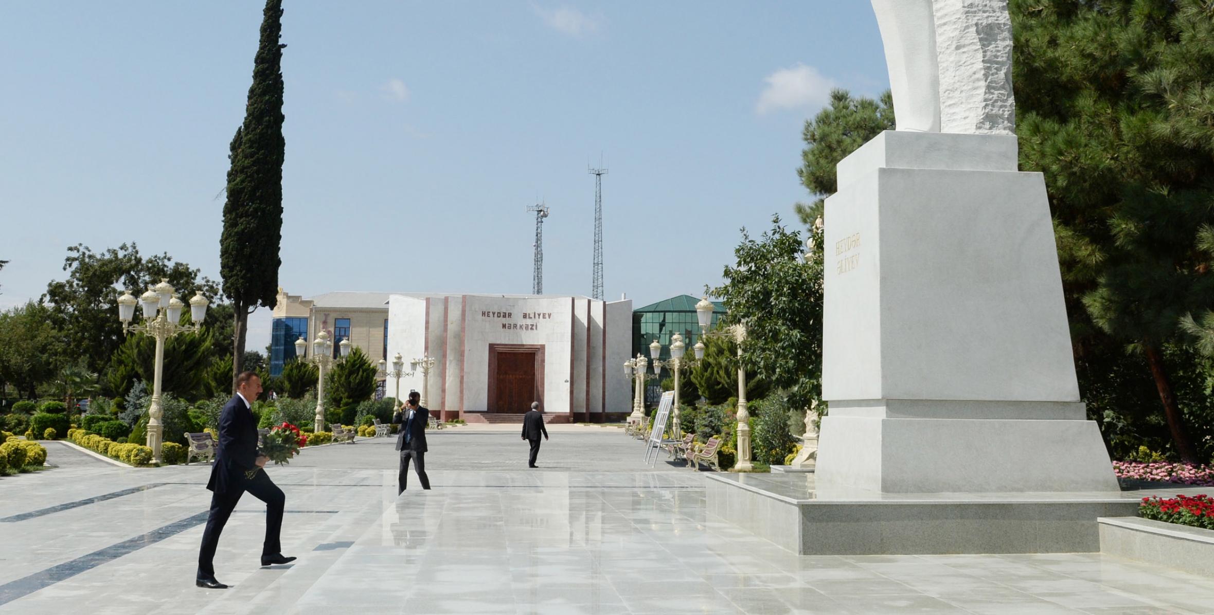 Ilham Aliyev arrived in Jalilabad District