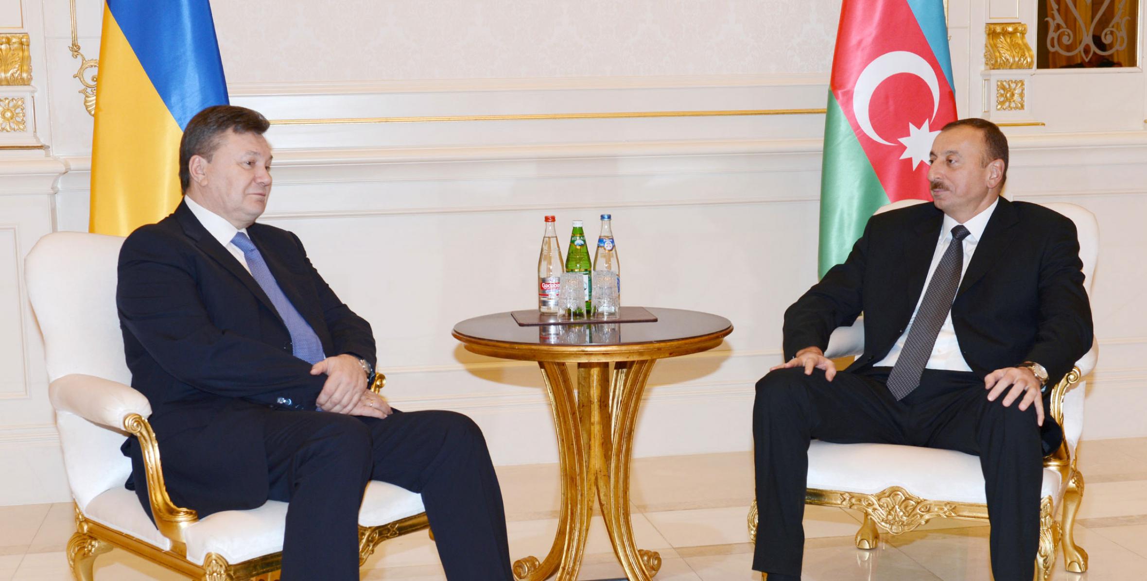 Ilham Aliyev met with President of Ukraine Viktor Yanukovich