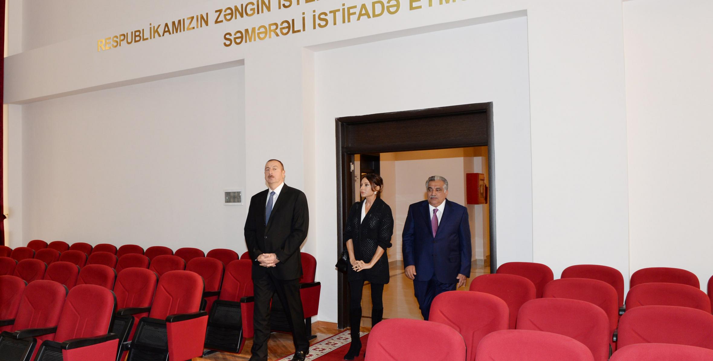 Ilham Aliyev reviewed the conditions created at a new office building of the Dashkasan District Executive Authority