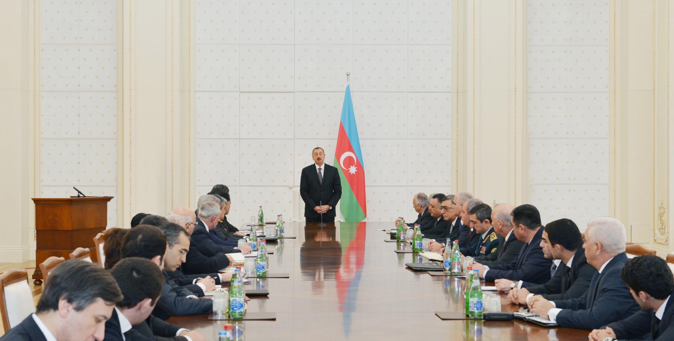 Под председательством Ильхама Алиева состоялось первое заседание Организационного комитета первых Европейских игр, которые пройдут в Баку в 2015 году