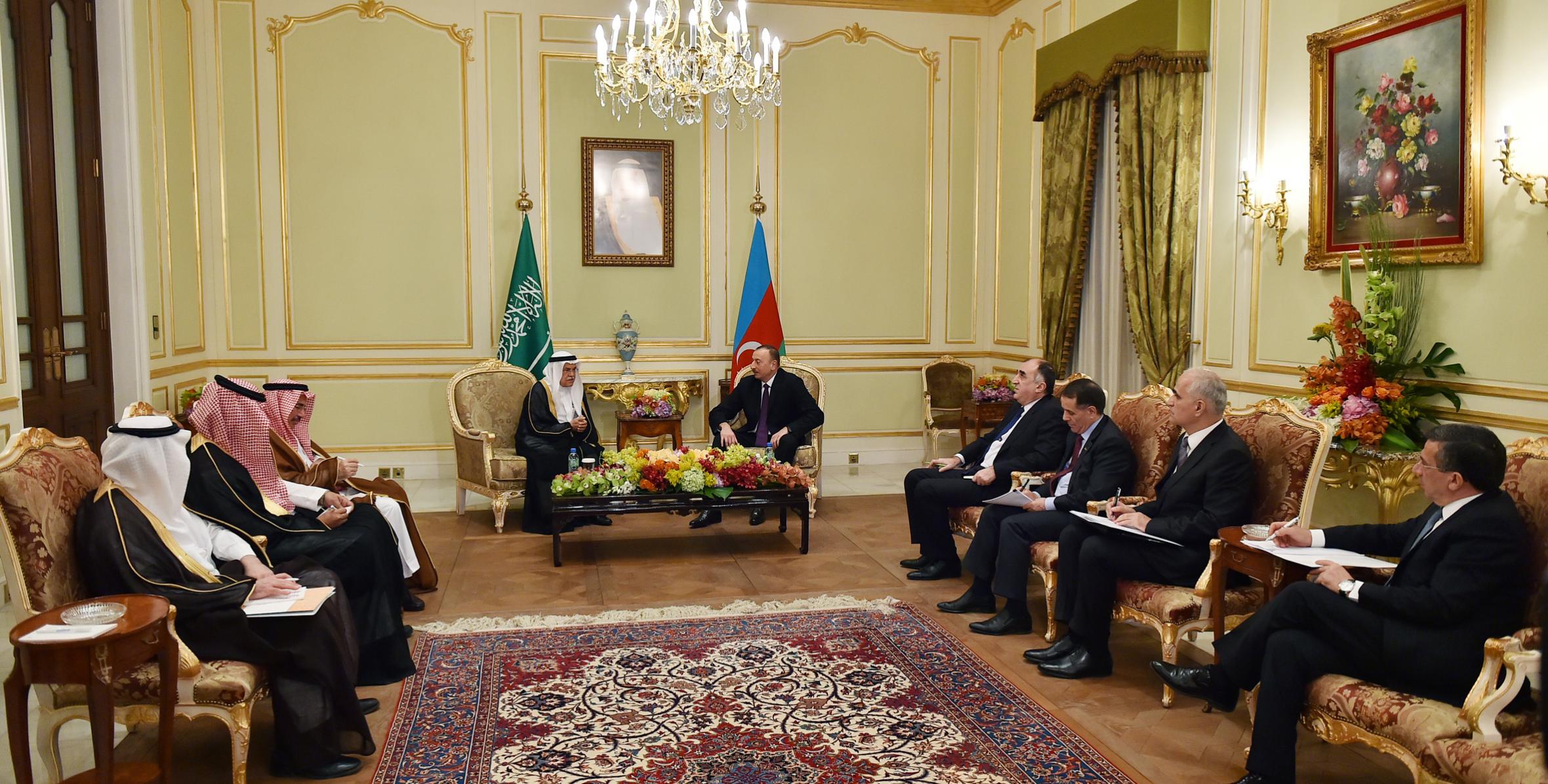 Состоялась встреча Ильхама Алиева с министром нефти и минералов Королевства Саудовская Аравия