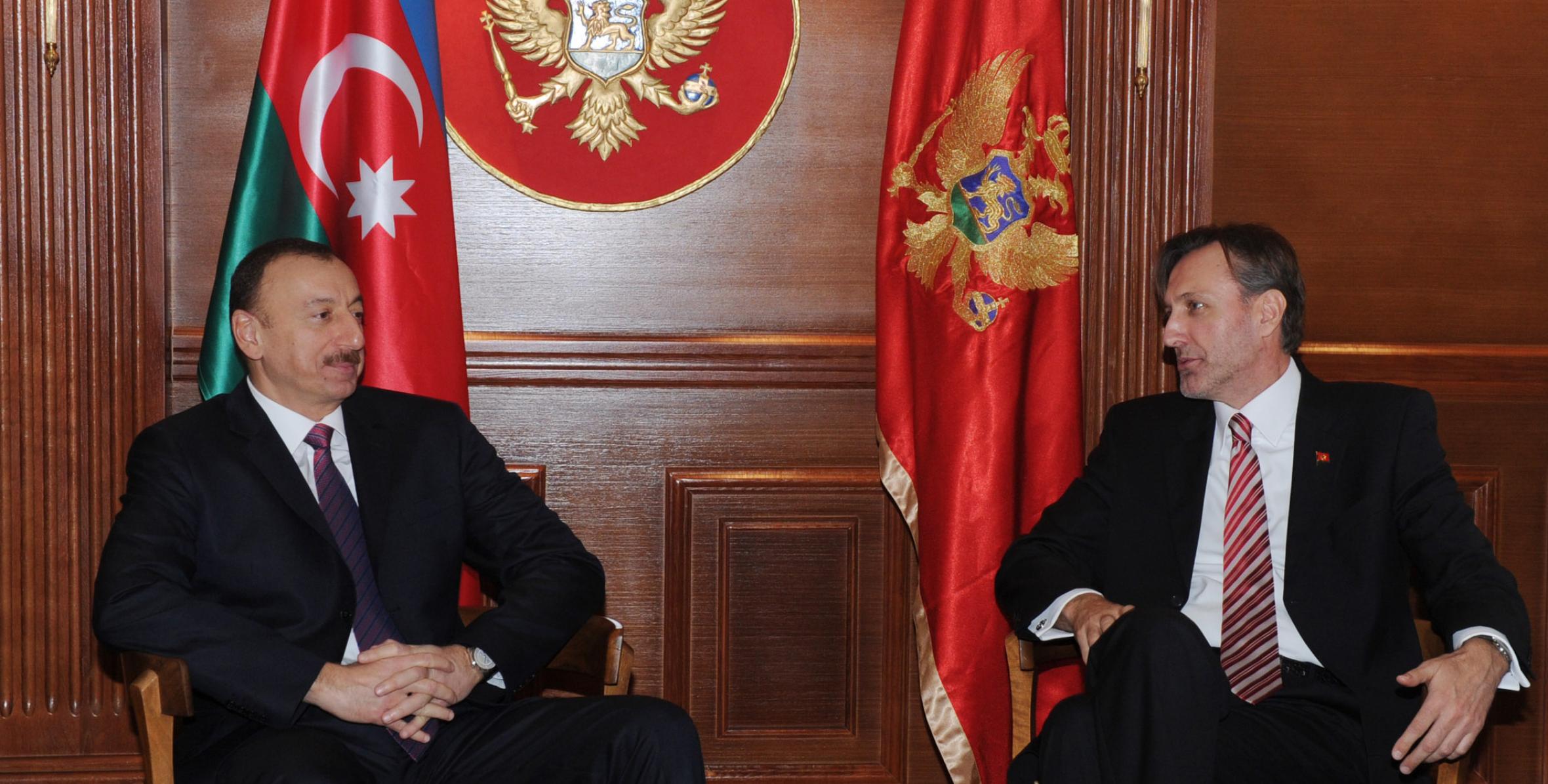 Ильхам Алиев встретился с председателем парламента Монтенегро Ранко Кривокапичем