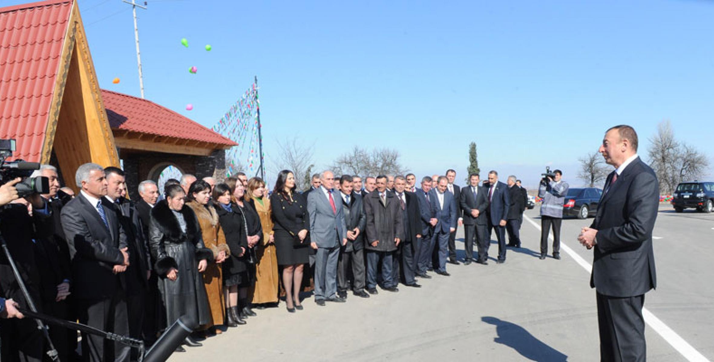 Speech by Ilham Aliyev at the metting with public representatives of  Tovuz region