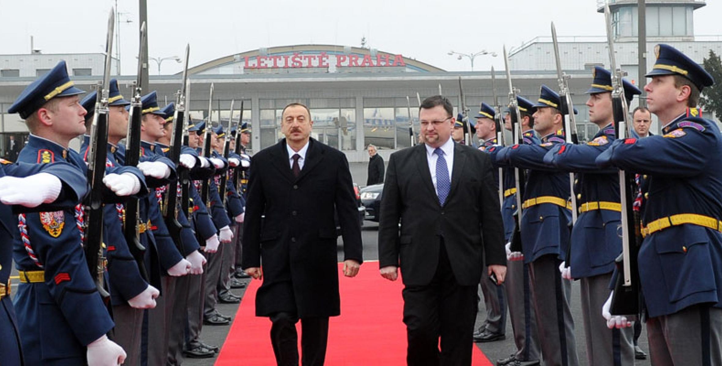 Ilham Aliyev’s state visit to the Czech Republic ended