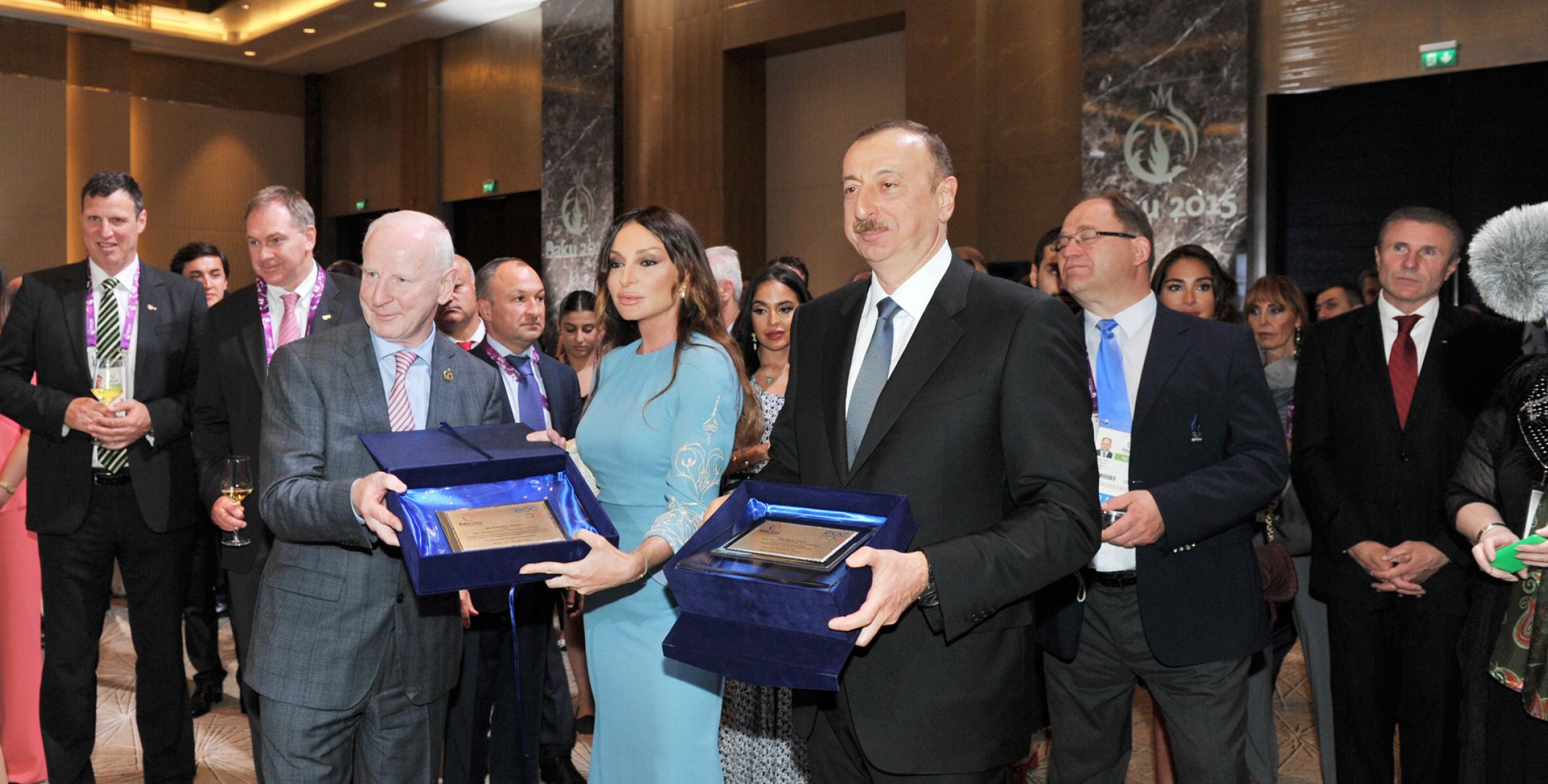 От имени Ильхама Алиева был устроен прием для членов Олимпийской семьи