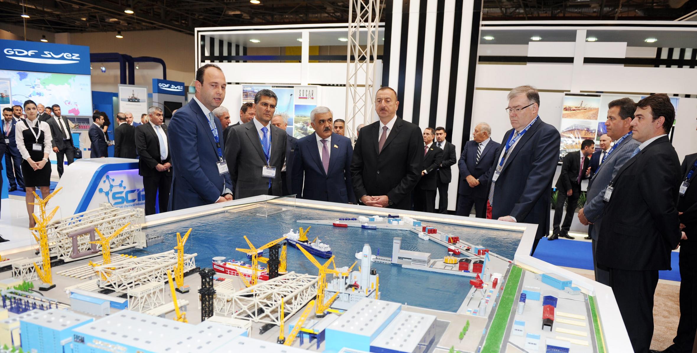Ilham Aliyev attended the 21st International Exhibition “Caspian Oil and Gas” in Baku