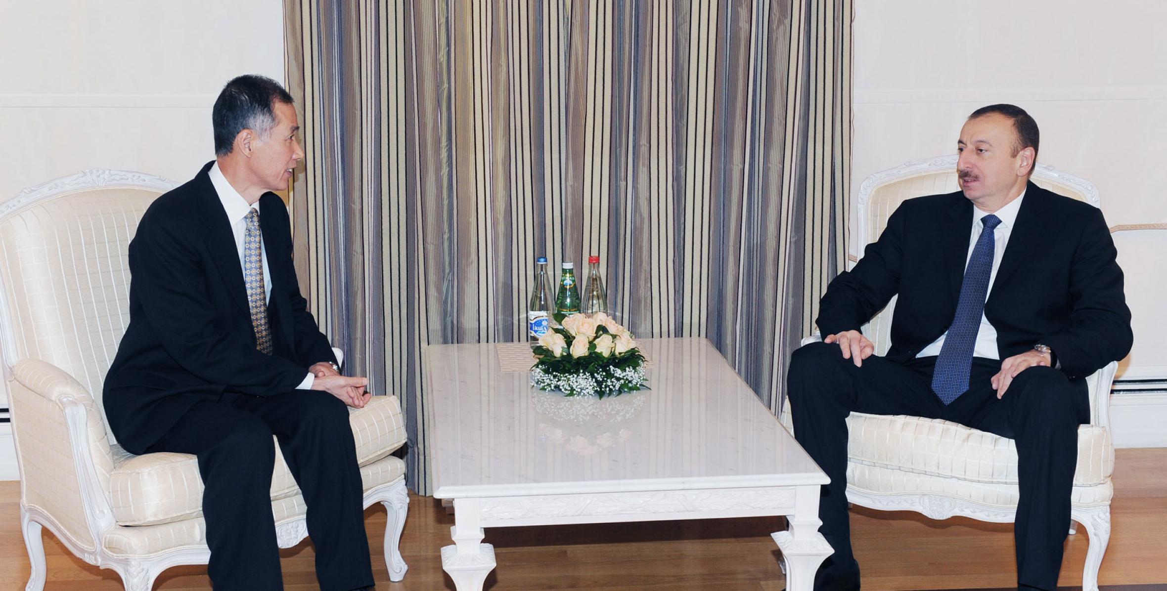 Ilham Aliyev received the Ambassador of China to Azerbaijan at the end of his diplomatic mission