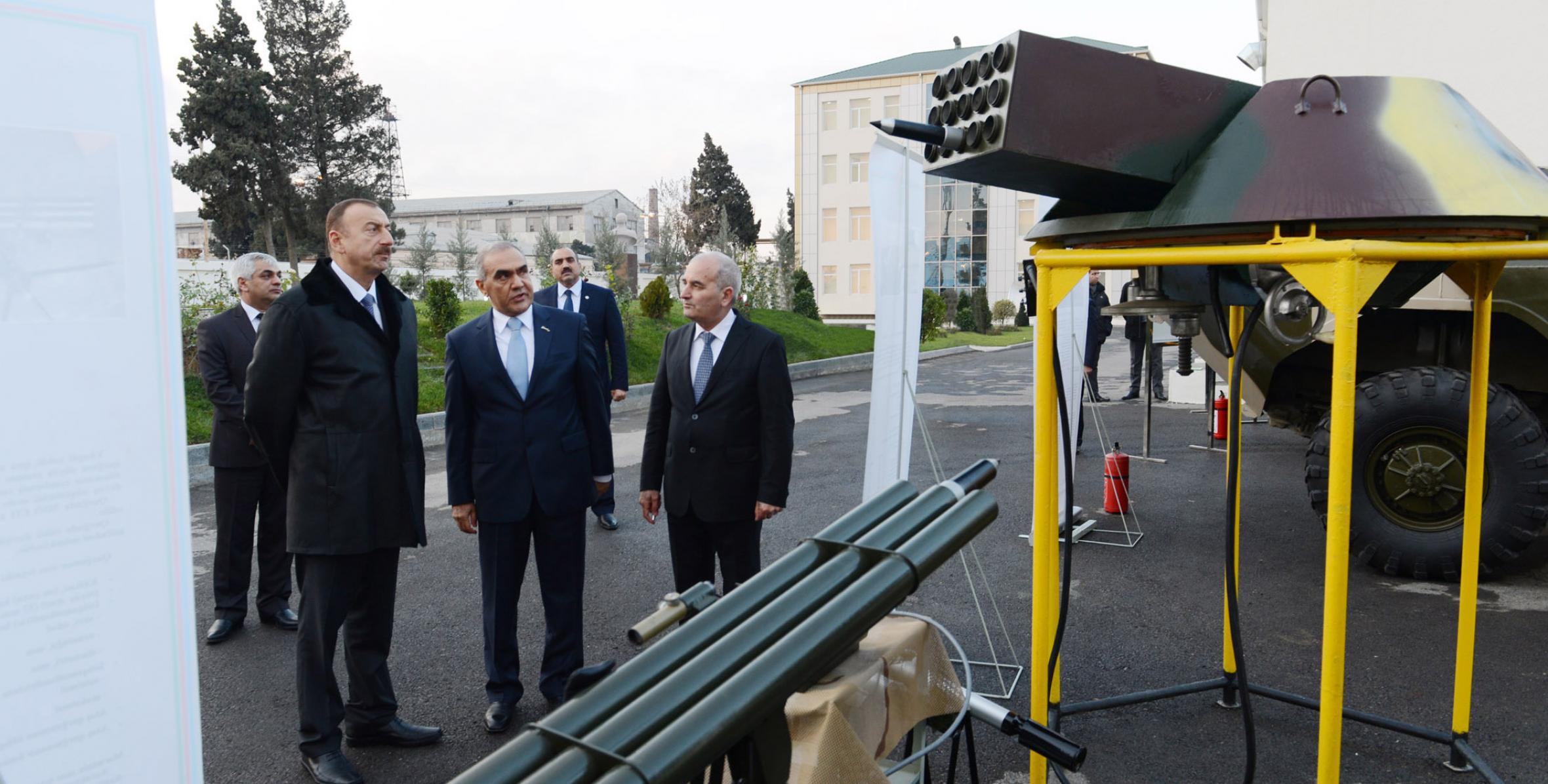 Ilham Aliyev attended the opening of an experimental plant of the Ministry of Defense Industry after major overhaul