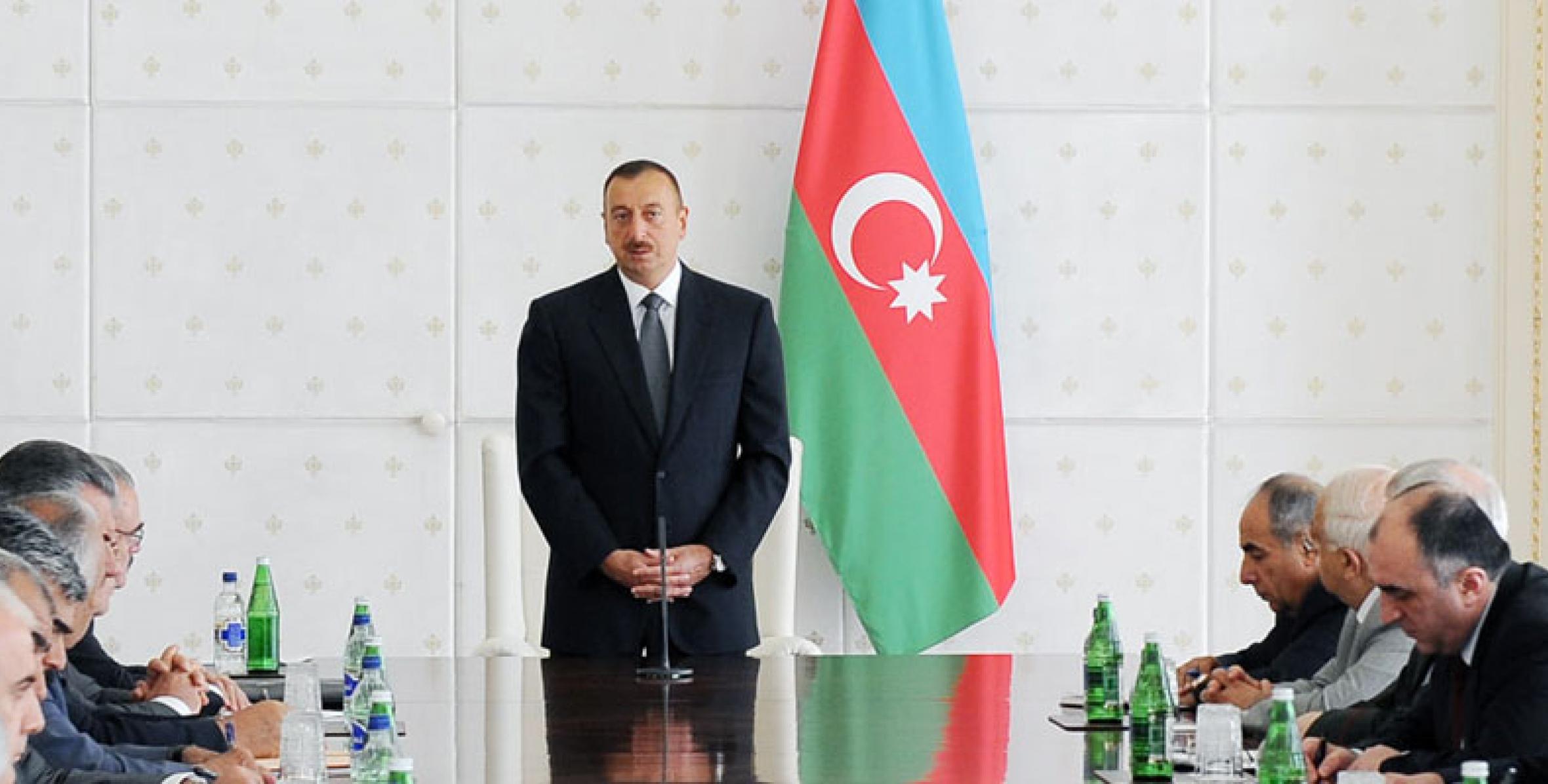 Closing speech by President Ilham Aliyev at a meeting of the Cabinet of Ministers on the results of socioeconomic development in the first half of 2010