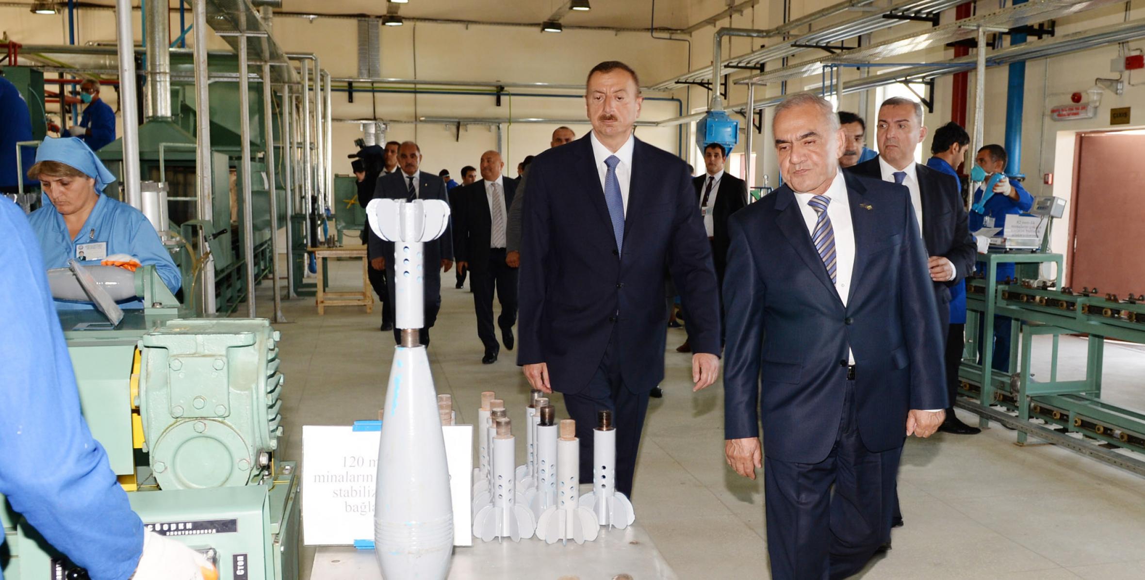 Visit of Ilham Aliyev to Shirvan