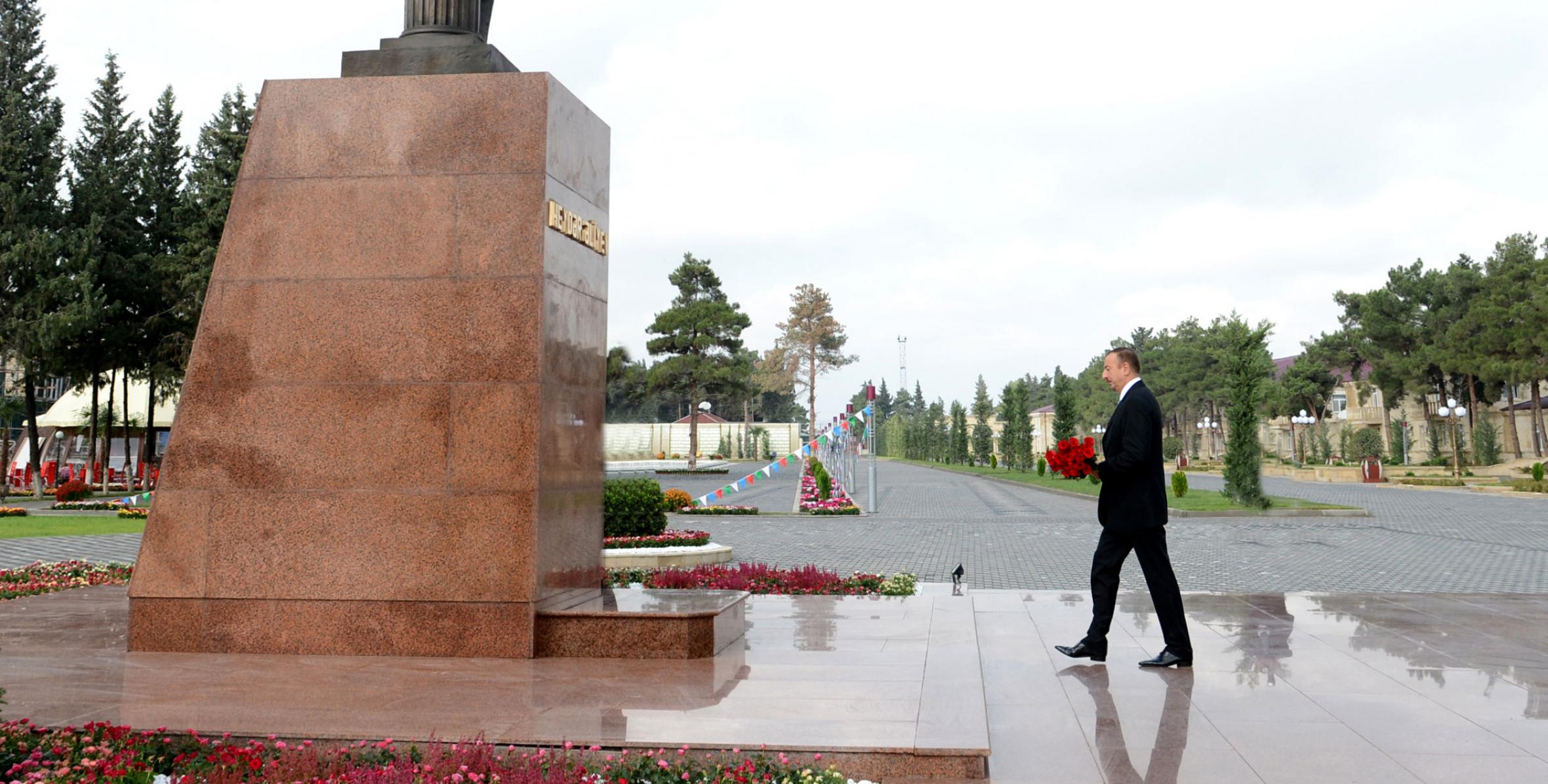 Ильхам Алиев прибыл в Имишлинский район