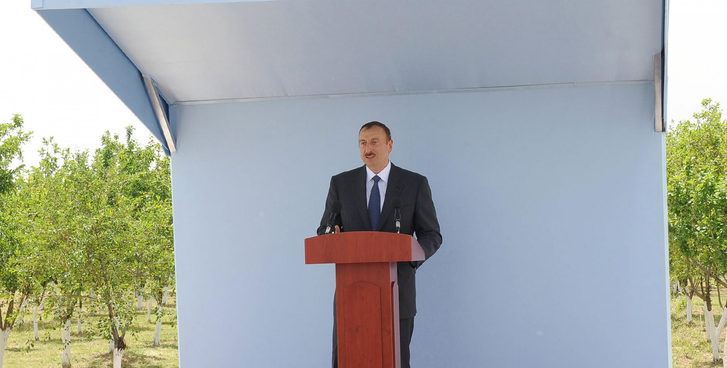 Speech by Ilham Aliyev at the opening of the Nakhchivan Autonomous Republic-Julfa highway