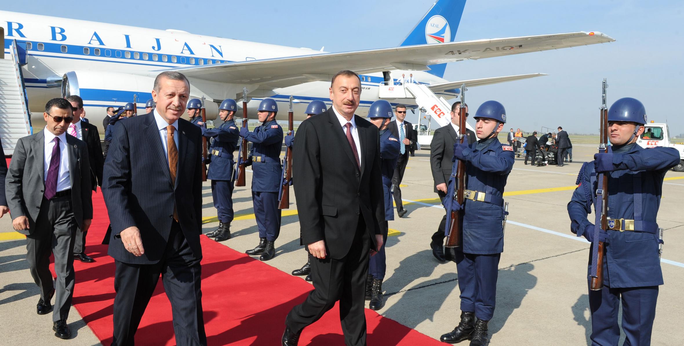 Ilham Aliyev arrived in Turkey on a working visit