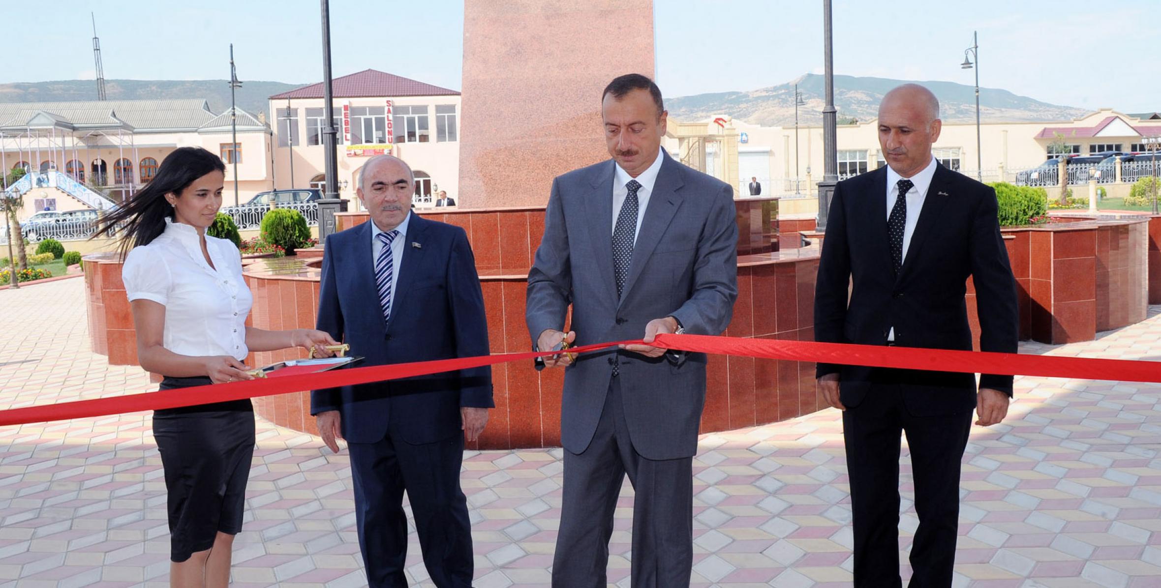 Ilham Aliyev attended the opening of the Heydar Aliyev Center in Siyazan