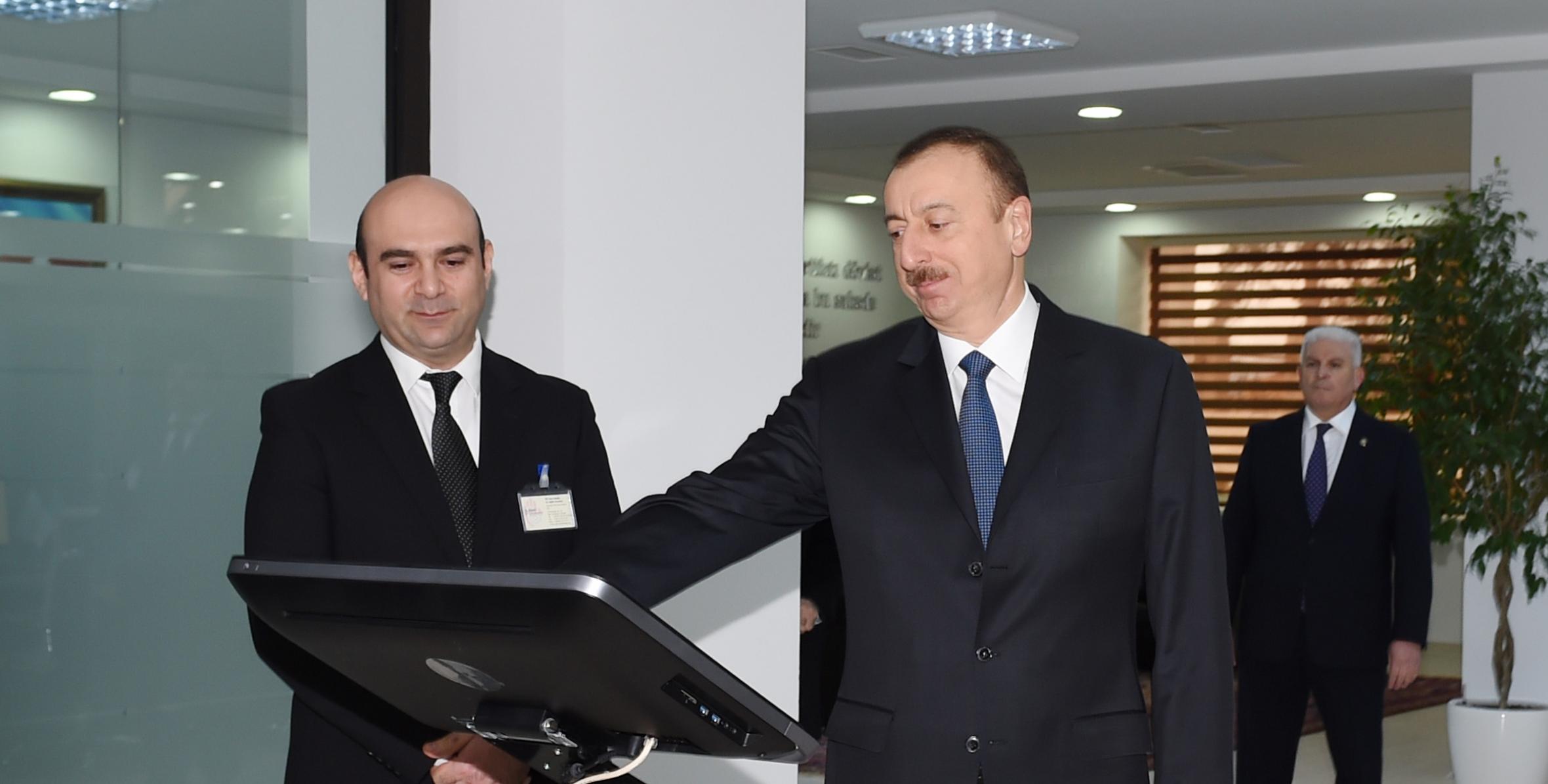 Ilham Aliyev attended the opening of “Ağ şəhər-1” electrical substation in Baku