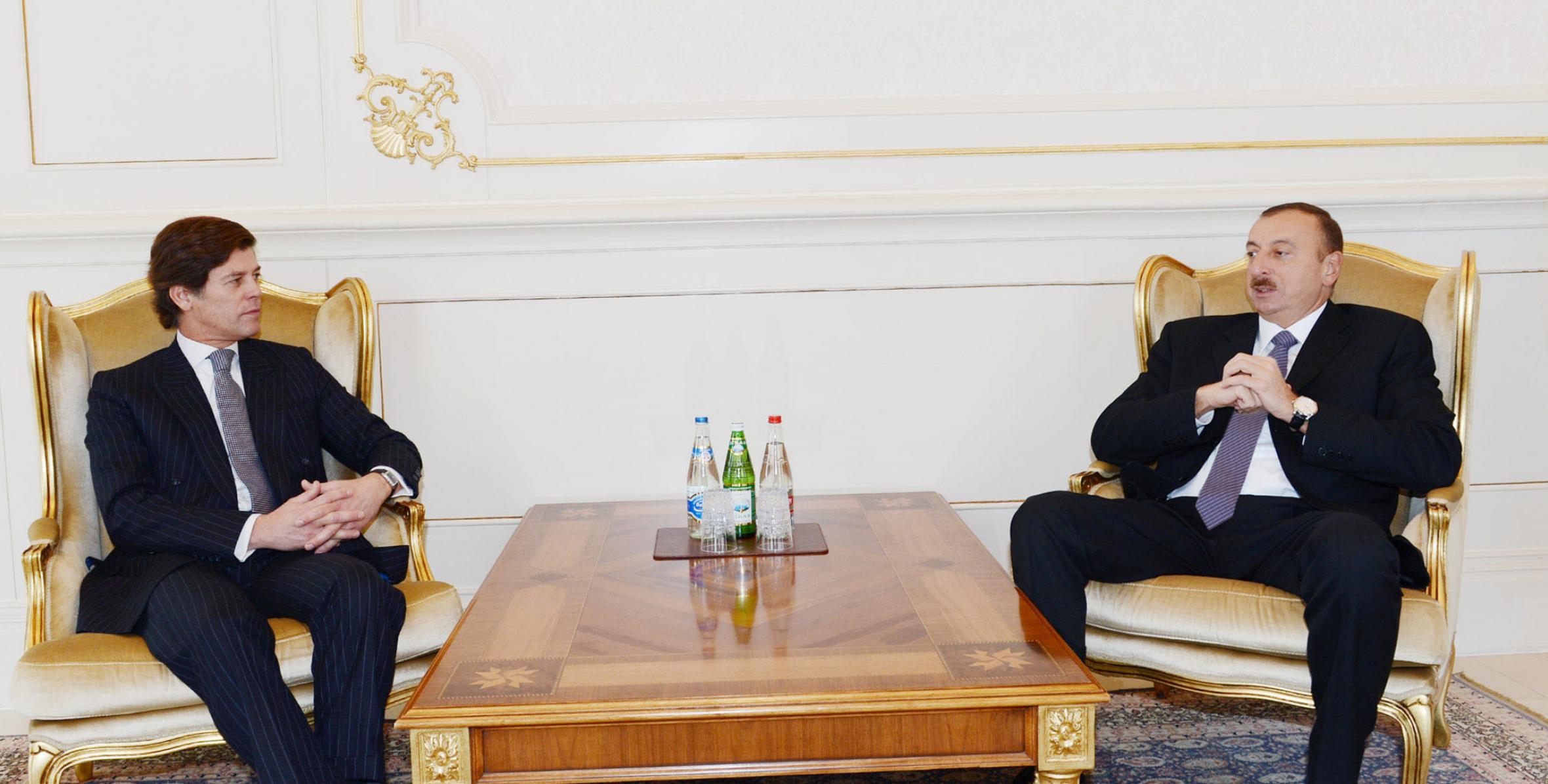 Ильхам Алиев принял верительные грамоты новоназначенного посла Португалии в Азербайджане