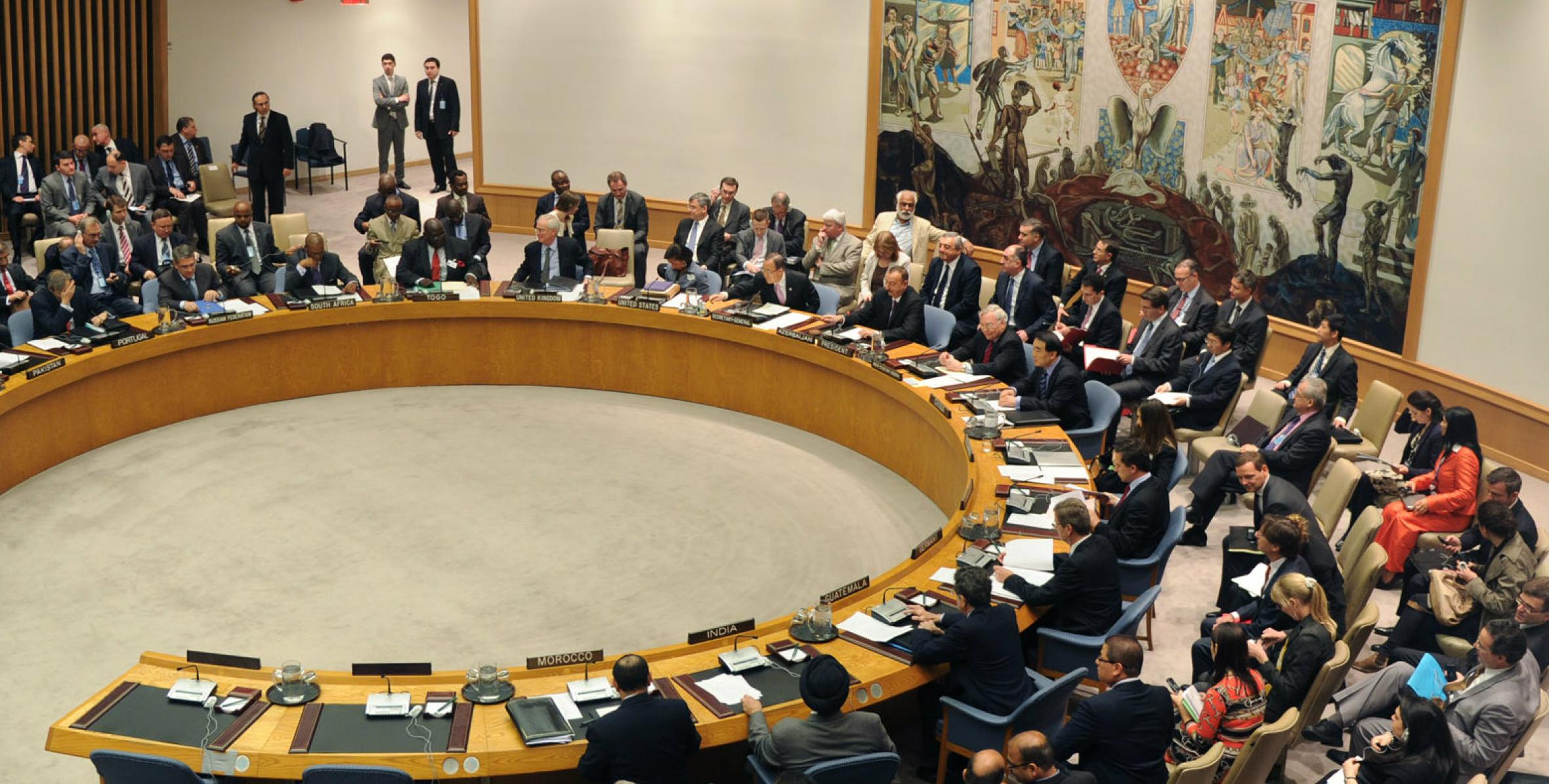 Под председательством Ильхама Алиева состоялось заседание высокого уровня Совета Безопасности ООН
