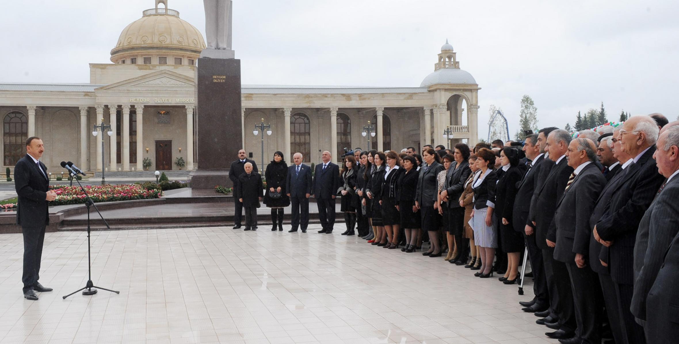 Speech by Ilham Aliyev at the opening of the Heydar Aliyev Center in Ujar