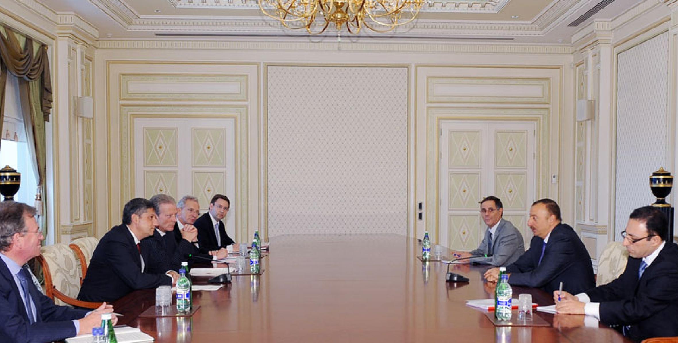 Ilham Aliyev received Austrian Foreign Minister