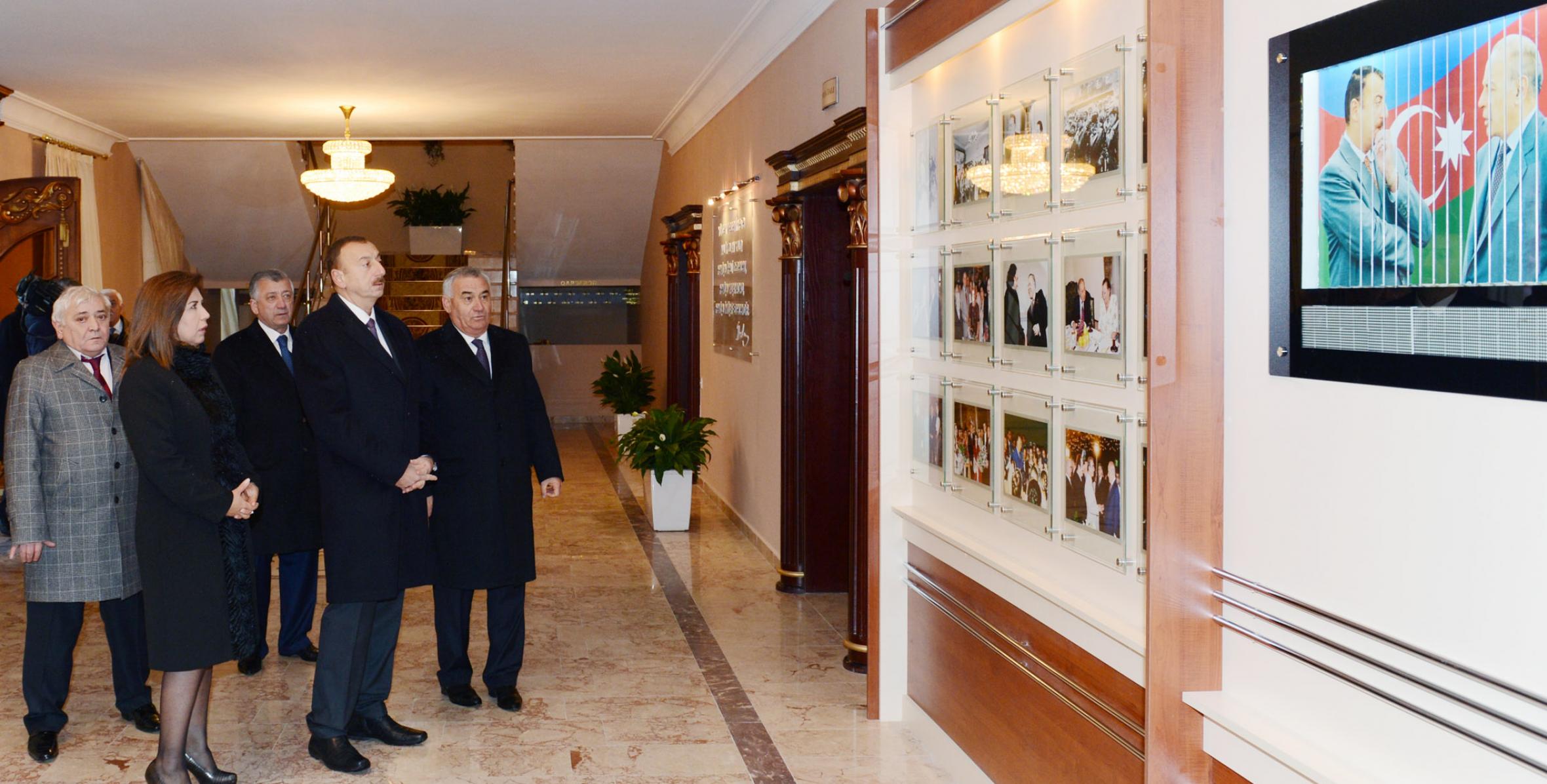 Visit of Ilham Aliyev to Fuzuli