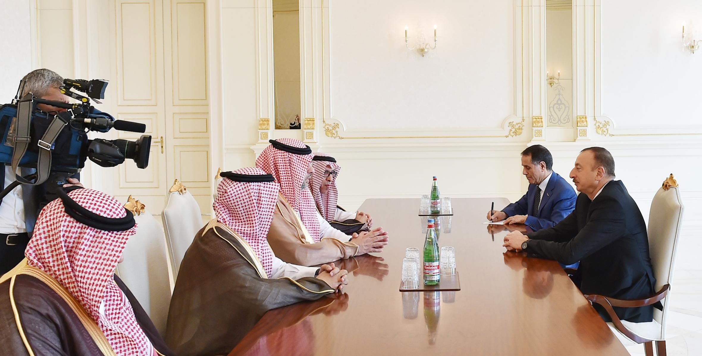 Ilham Aliyev received the president of the Islamic Solidarity Sports Federation