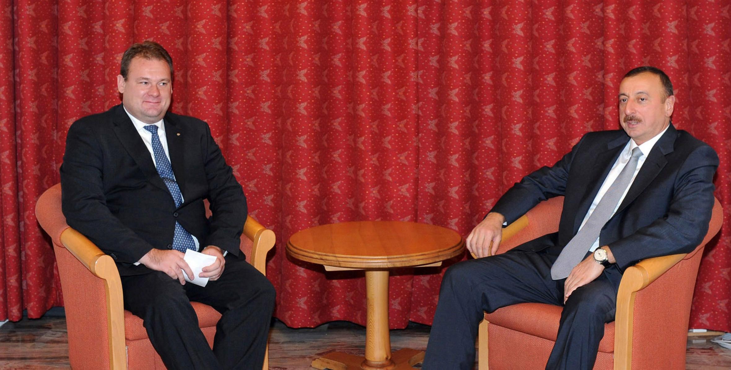 İlham Əliyev “TeliaSonera Eurasia” şirkətinin prezidenti Tero Kivisaari ilə görüşmüşdür