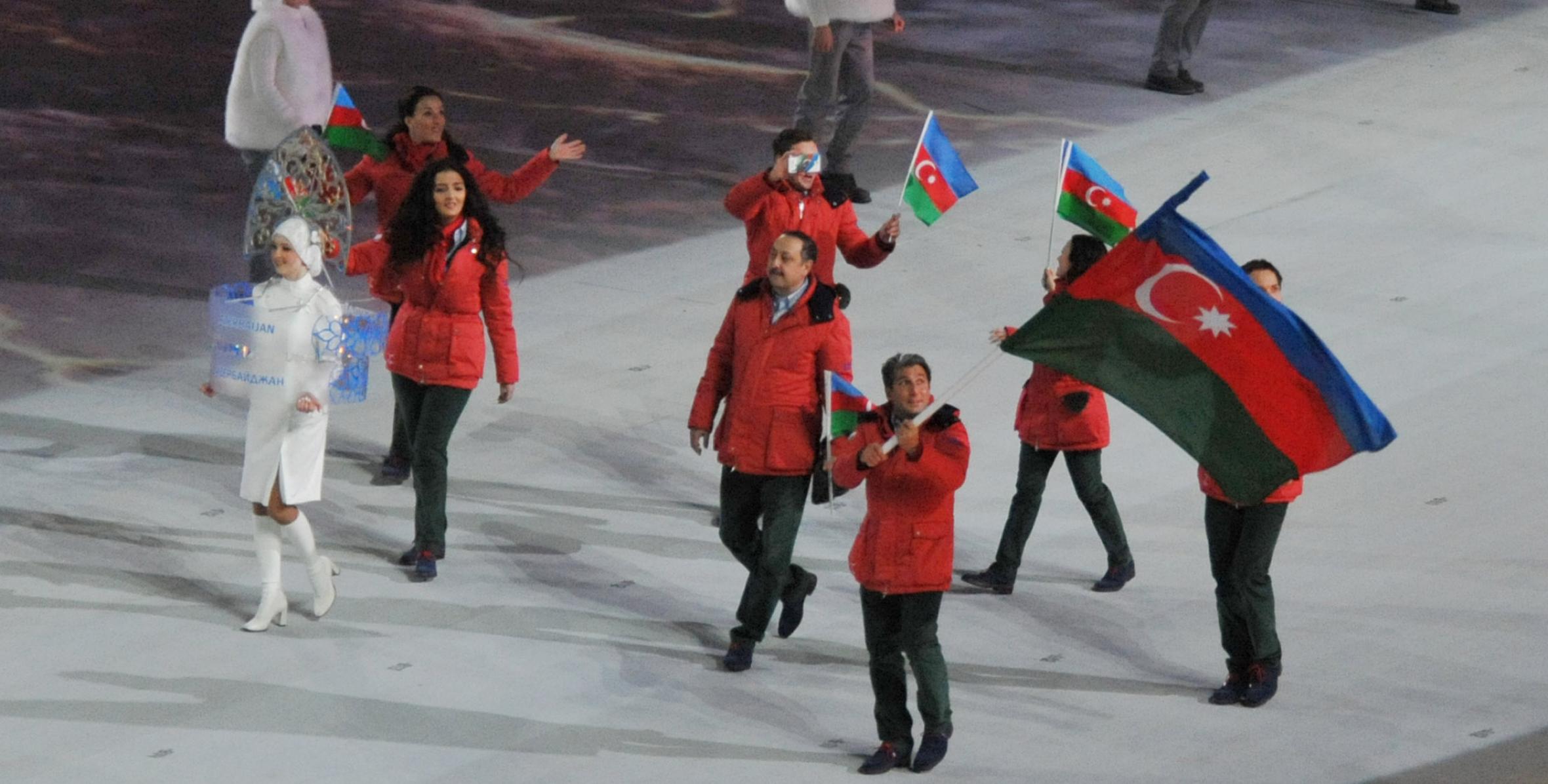 İlham Əliyev Soçidə XXII Qış Olimpiya Oyunlarının rəsmi açılış mərasimində iştirak etmişdir